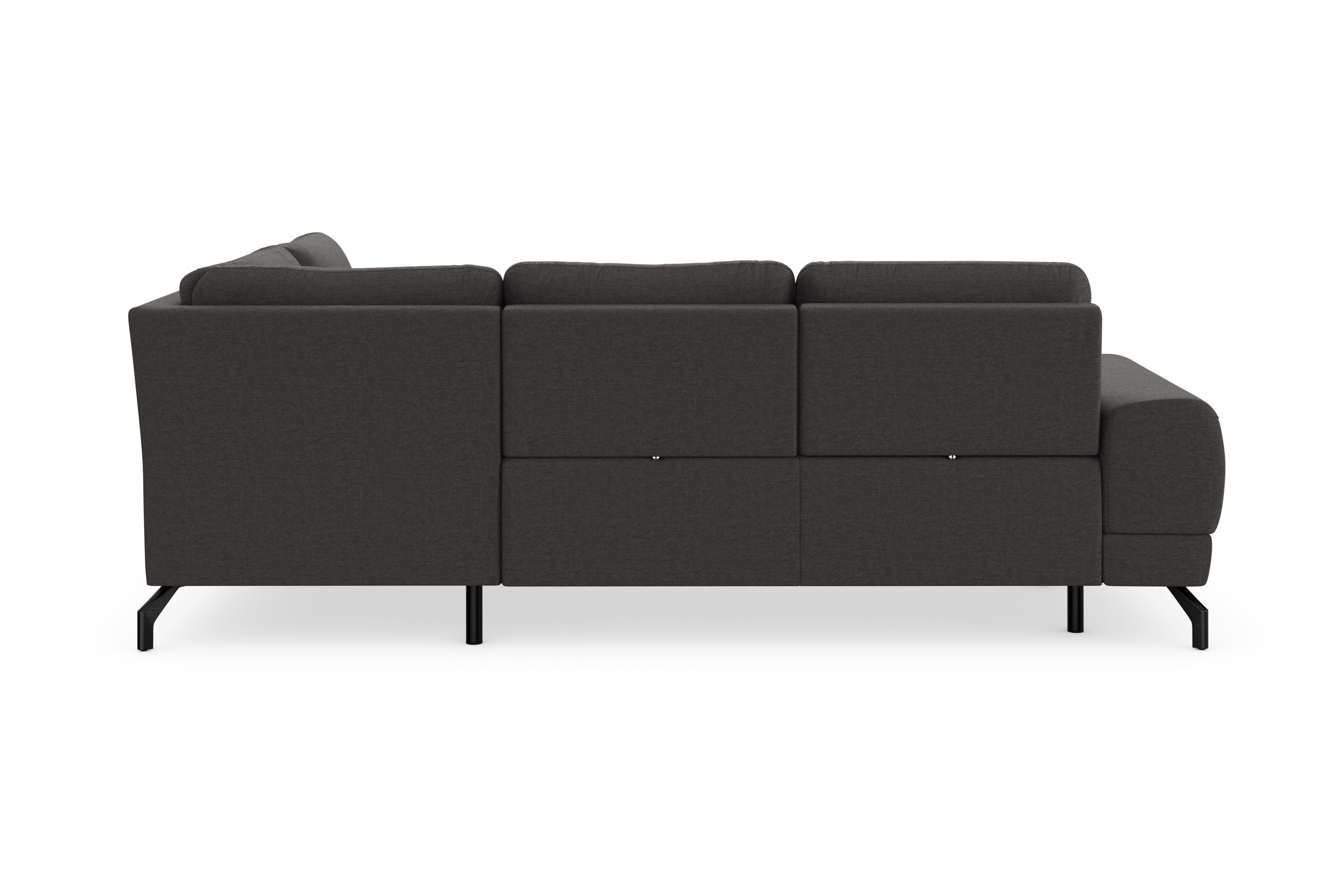 sit&more Ecksofa inklusive Sitzhöhe und Cinturo, 45 cm Federkern, Sitztiefenverstellung