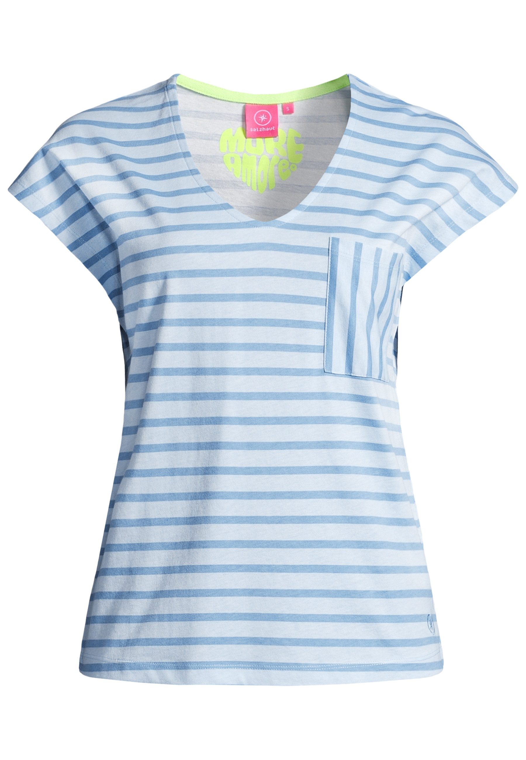 salzhaut T-Shirt LUNKOHR Damen Figurbetont Der günstig online kaufen