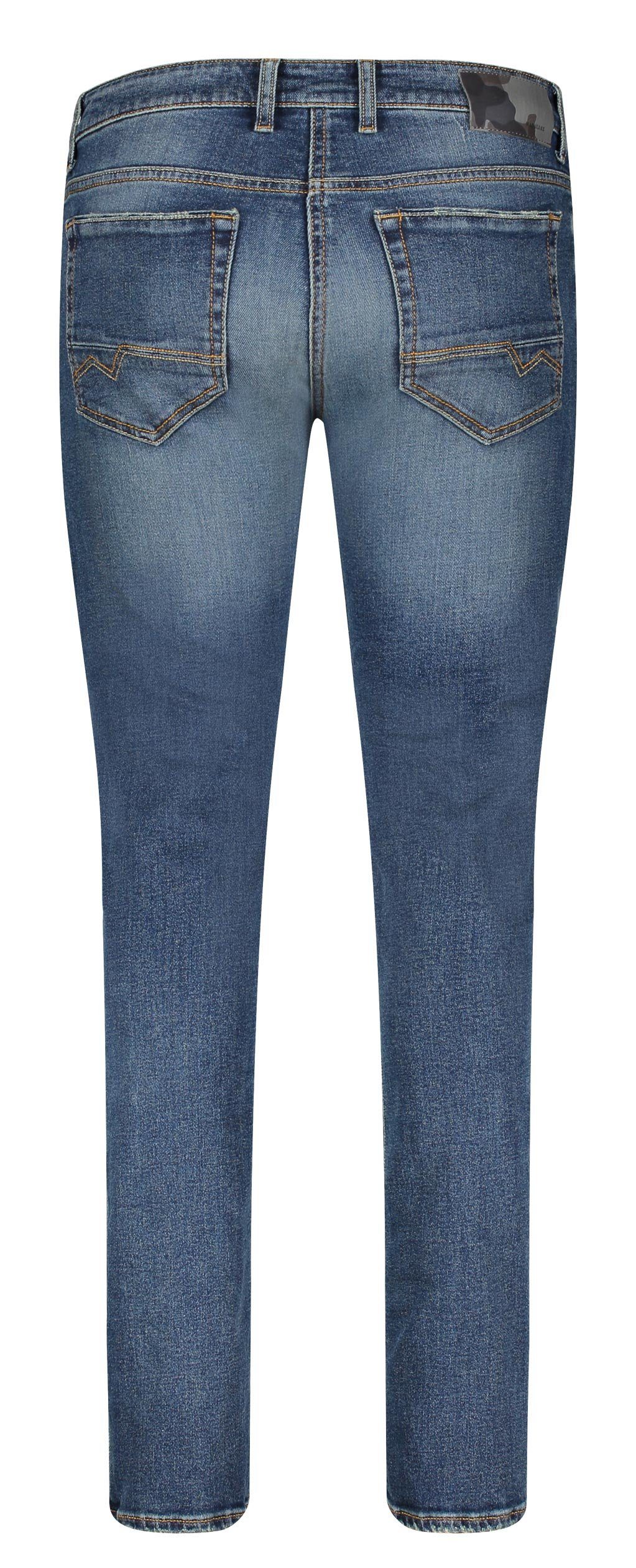 5-Pocket-Jeans mid ARNE WORKOUT DENIMFLEXX 0517-00-1973L-H636 MAC PIPE MAC used blue -