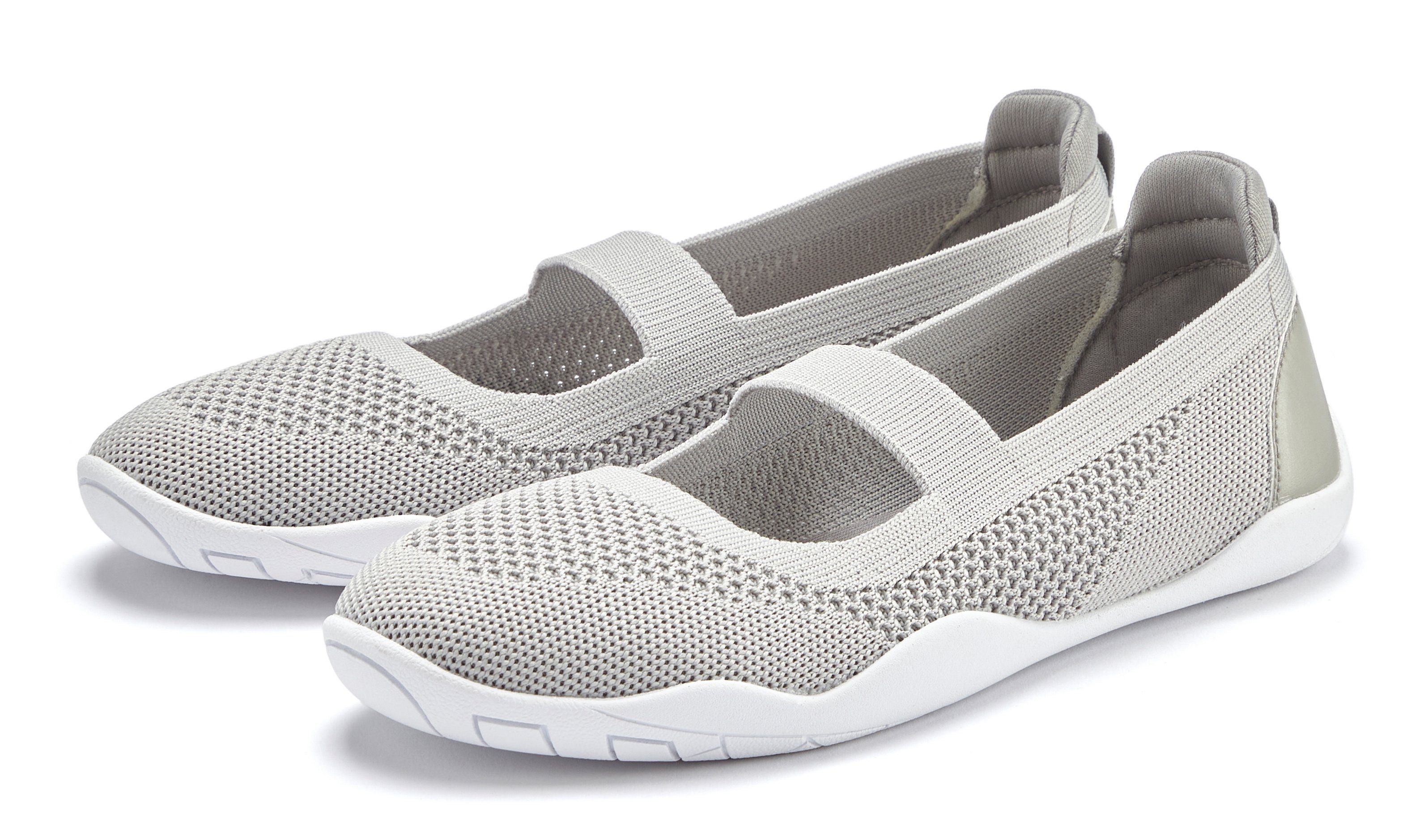 LASCANA Sneaker Балетки Freizeitschuh, Slipper, Halbschuh superleicht, flexible Sohle VEGAN