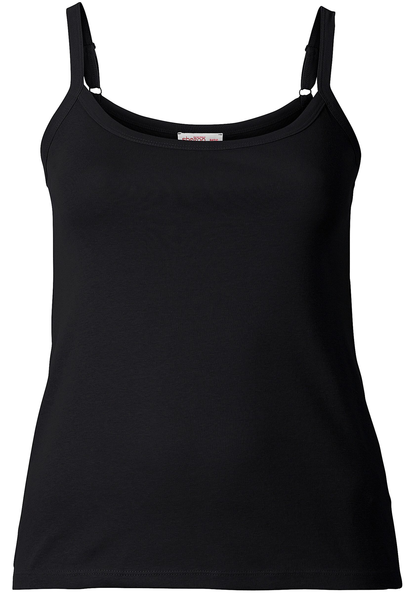 Sheego Shirttop Spaghettitop Ärmellos günstig online kaufen