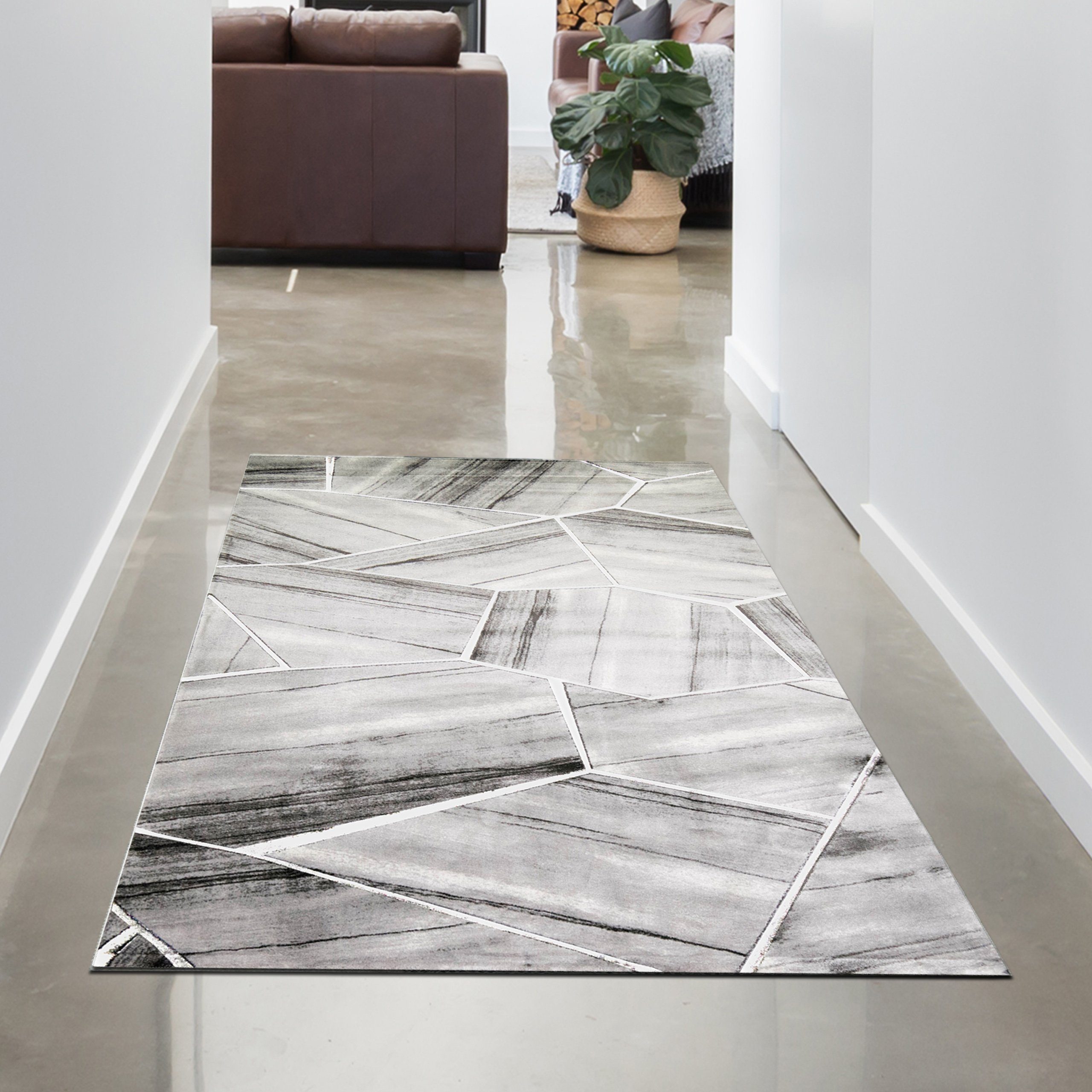 Carpetia Teppich Teppich modern Wohnzimmerteppich geometrisches günstig online kaufen