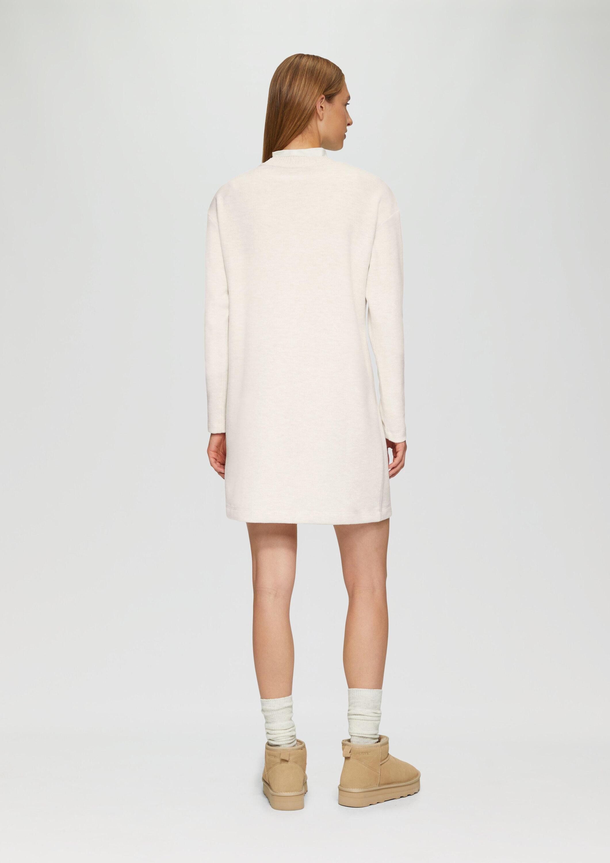 s.Oliver Minikleid Kleid Weiches Sweat-Kleid mit Ziernaht