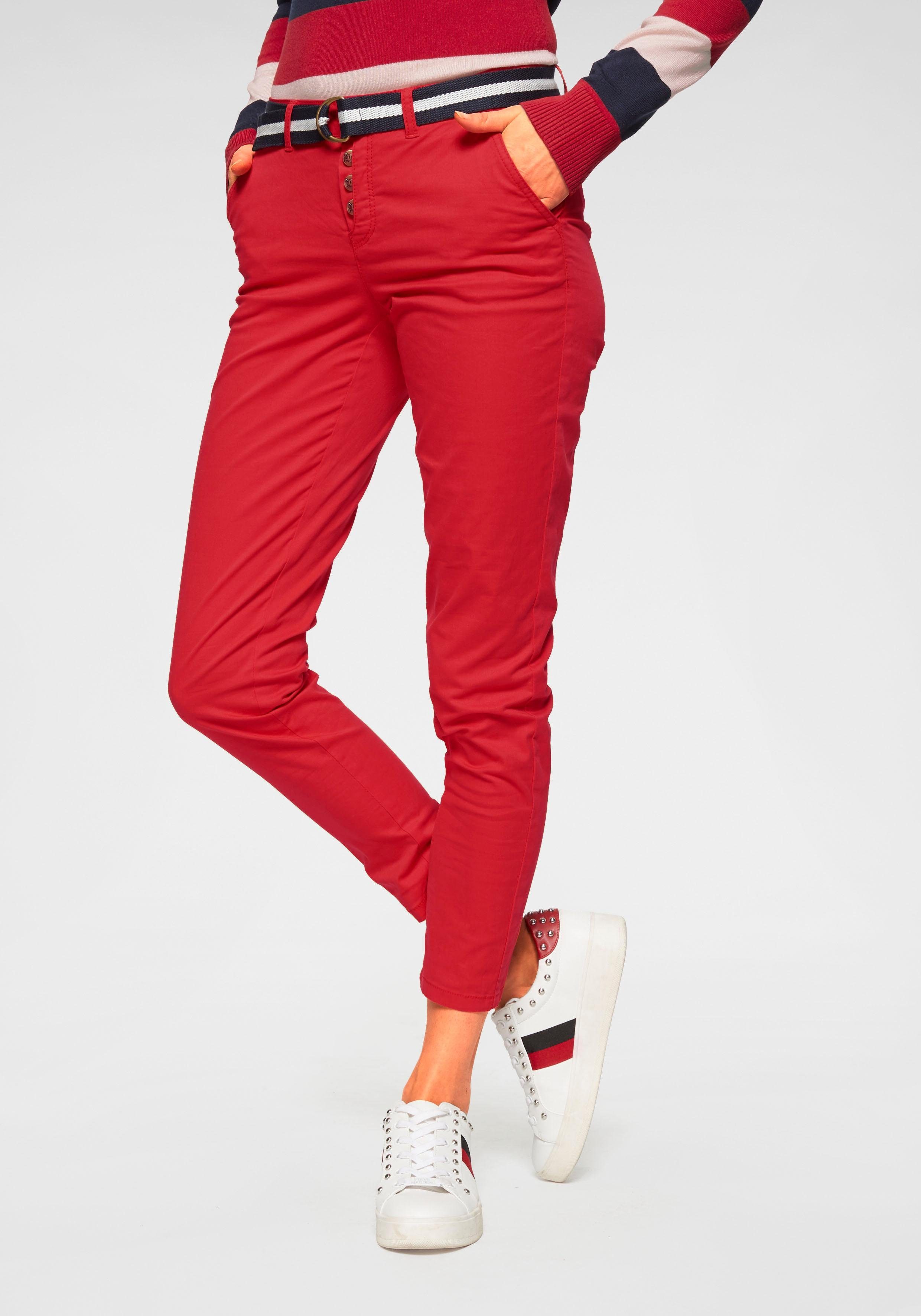 Rote Leinenhosen für Damen online kaufen | OTTO
