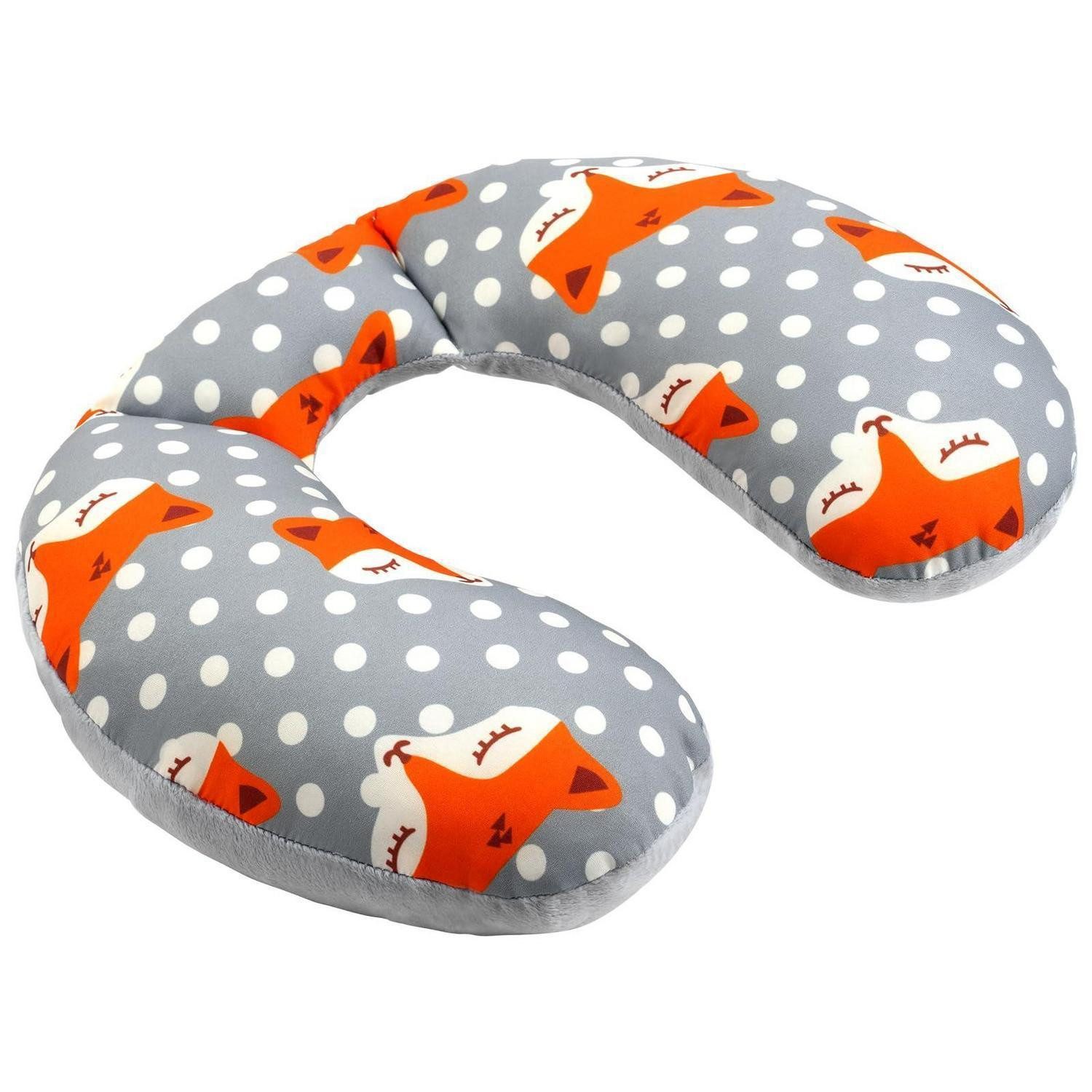 LuxusKollektion Babykissen Nackenkissen Kinder Auto Flugzeug Babyschale Kinderwagen Fuchs-muster