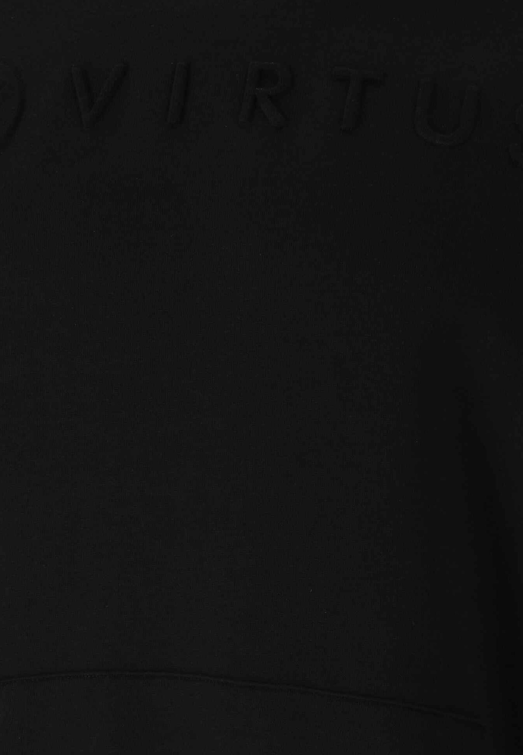 schwarz Toluo Kapuzensweatshirt Baumwoll-Touch mit Virtus