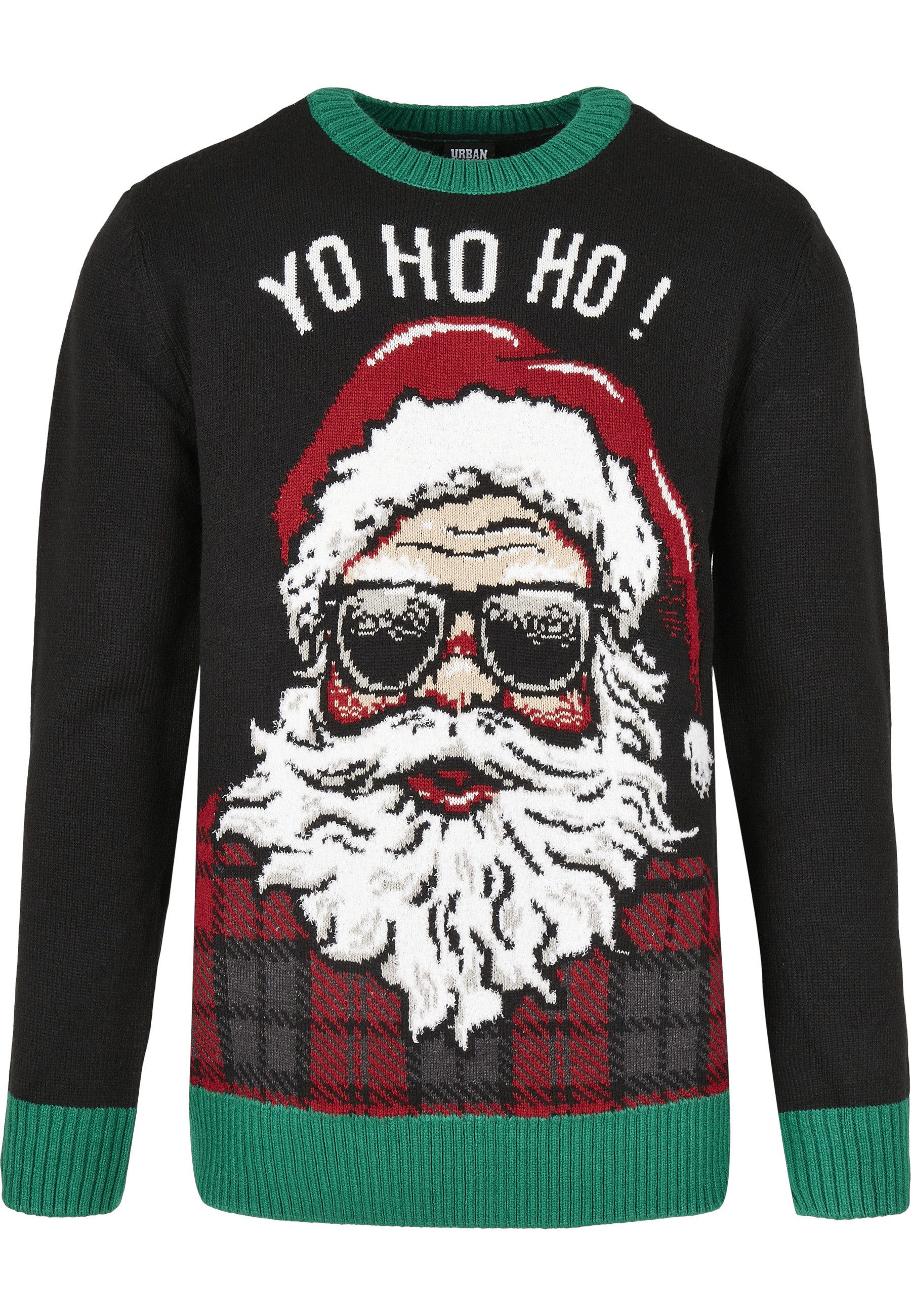 Rundhalspullover Urban Classics Herren Ho Ho Ho Sweater