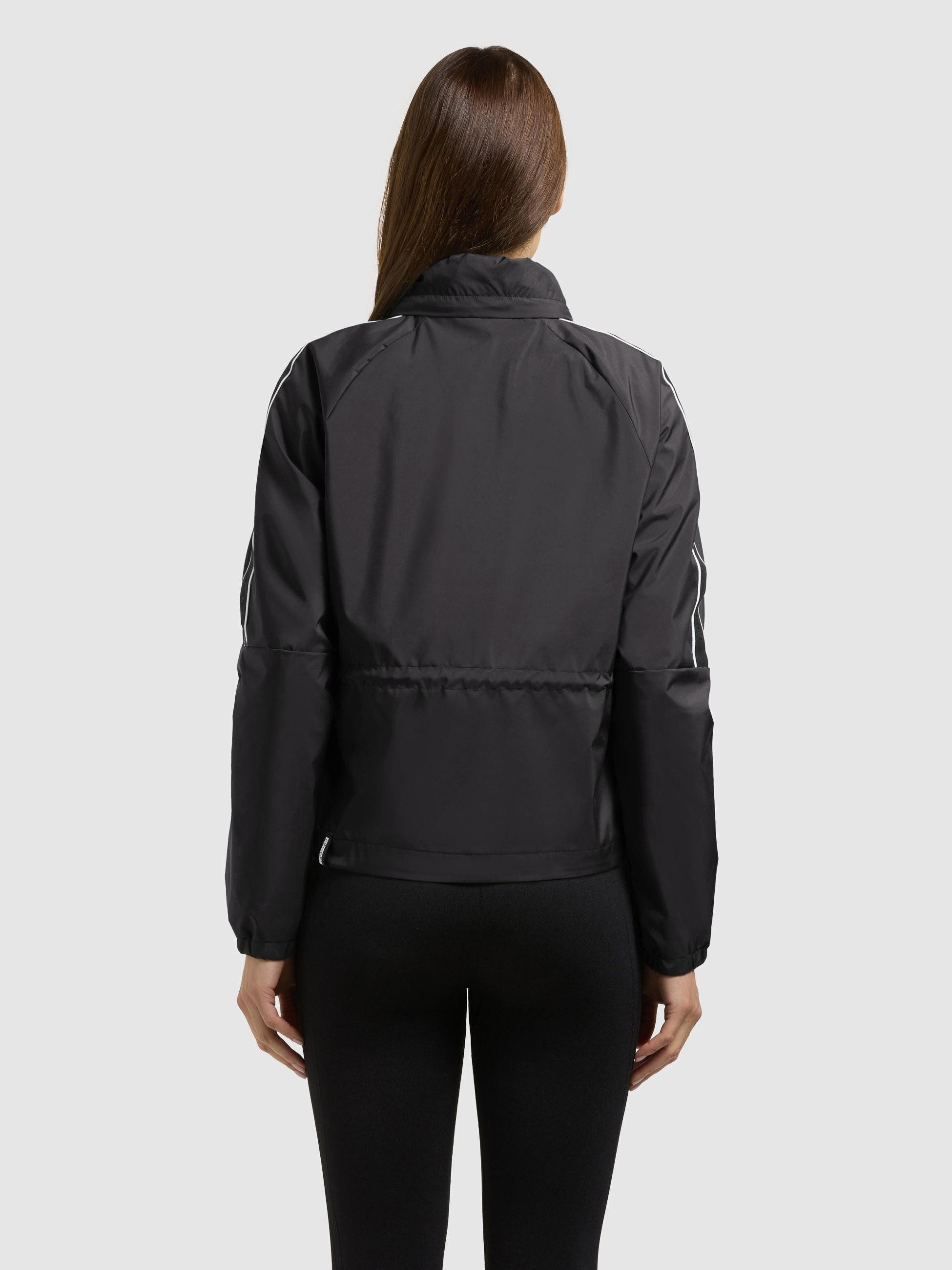 khujo Windbreaker Olia Übergangsjacke mit im Kragen verstaubarer Kapuze