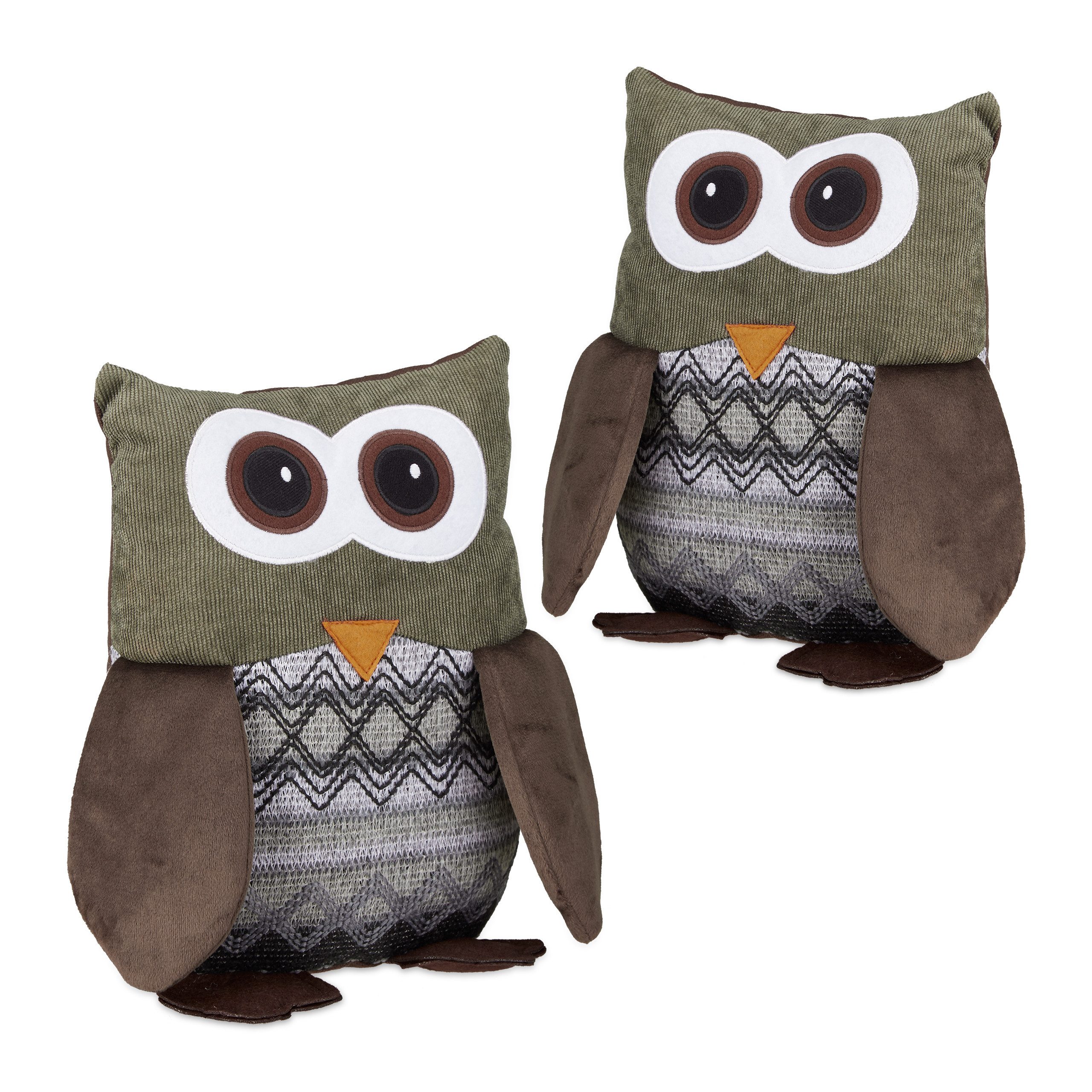 relaxdays Türstopper 2 x Türstopper Eule günstig online kaufen