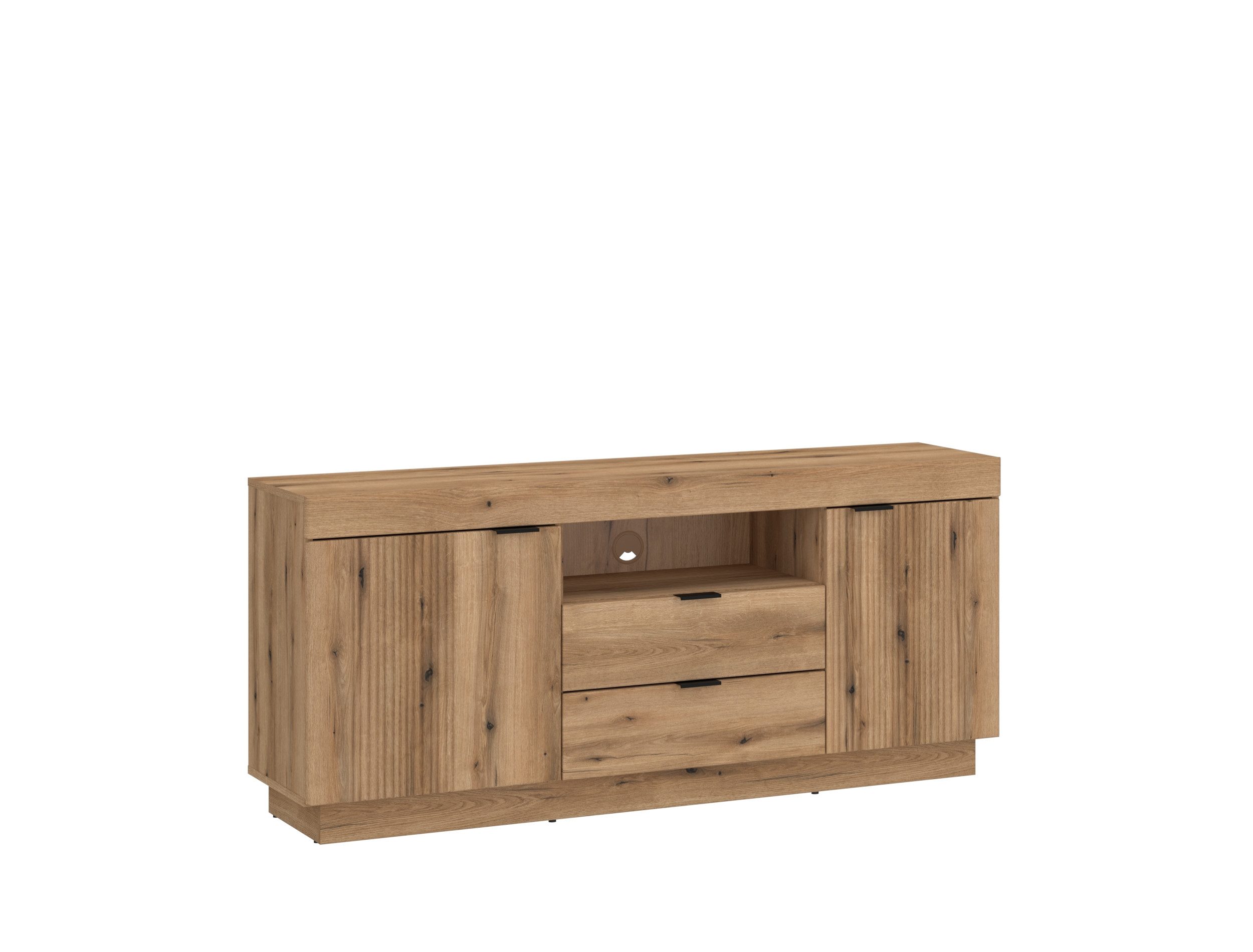 freiraum Lowboard DELAMAR, in Coast Evoke Eiche Dekor - 146x66,6x39,6 (BxHxT)
