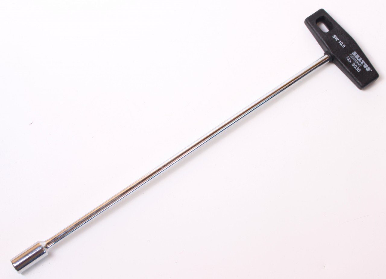 Saltus Steckschlüssel SALTUS Sechskant Steckschlüssel mit T-Griff 10 x 150 mm Innensec…