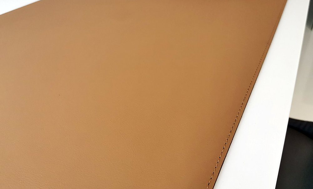 Thumbnail - Profi Mats Schreibtischunterlage PM Schreibtischunterlage Echt Leder 70cm x 50cm Beige