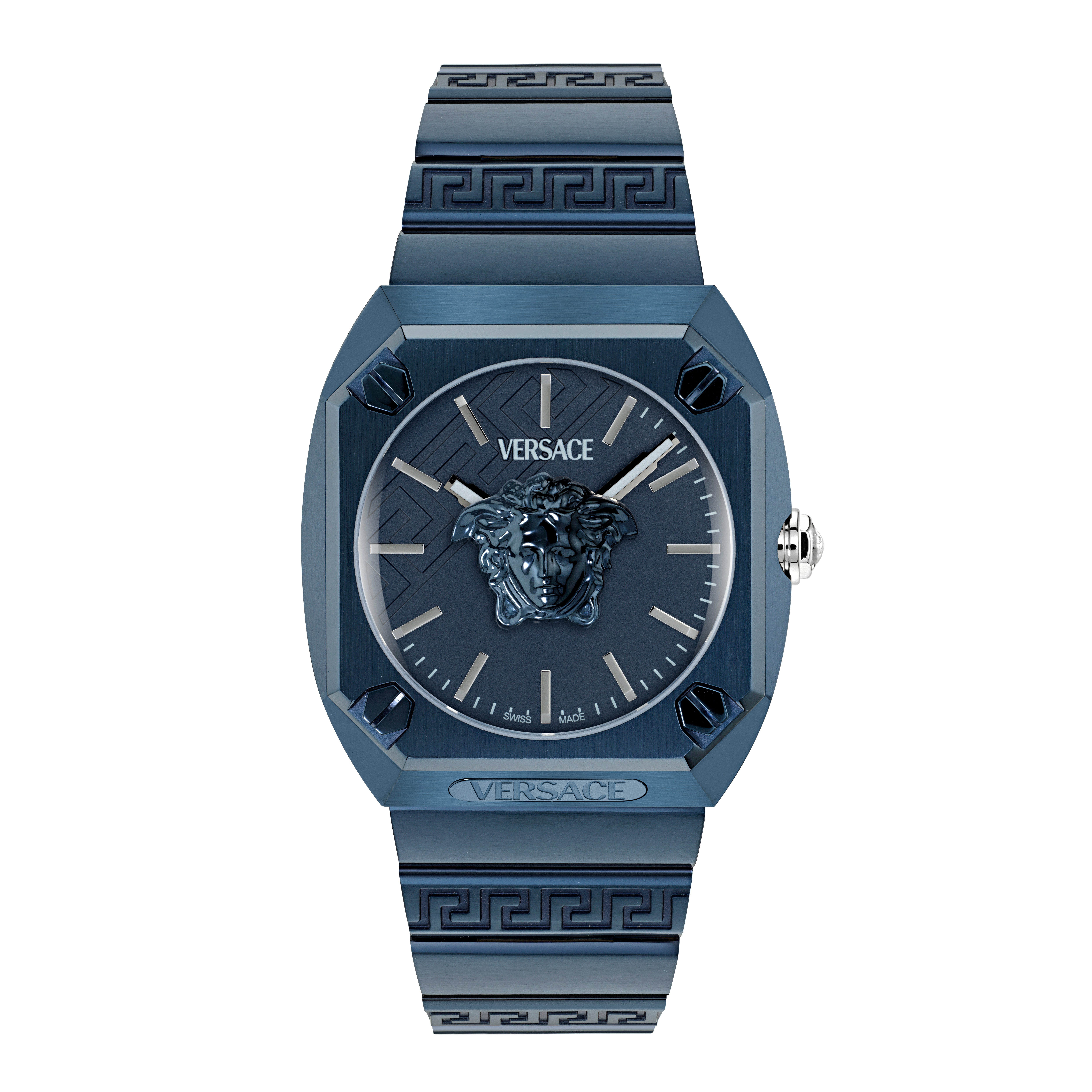 Versace Quarzuhr MEDUSA ANTARES VE5P00126, Armbanduhr, Herrenuhr, Swiss Made, Edelstahlarmband, analog