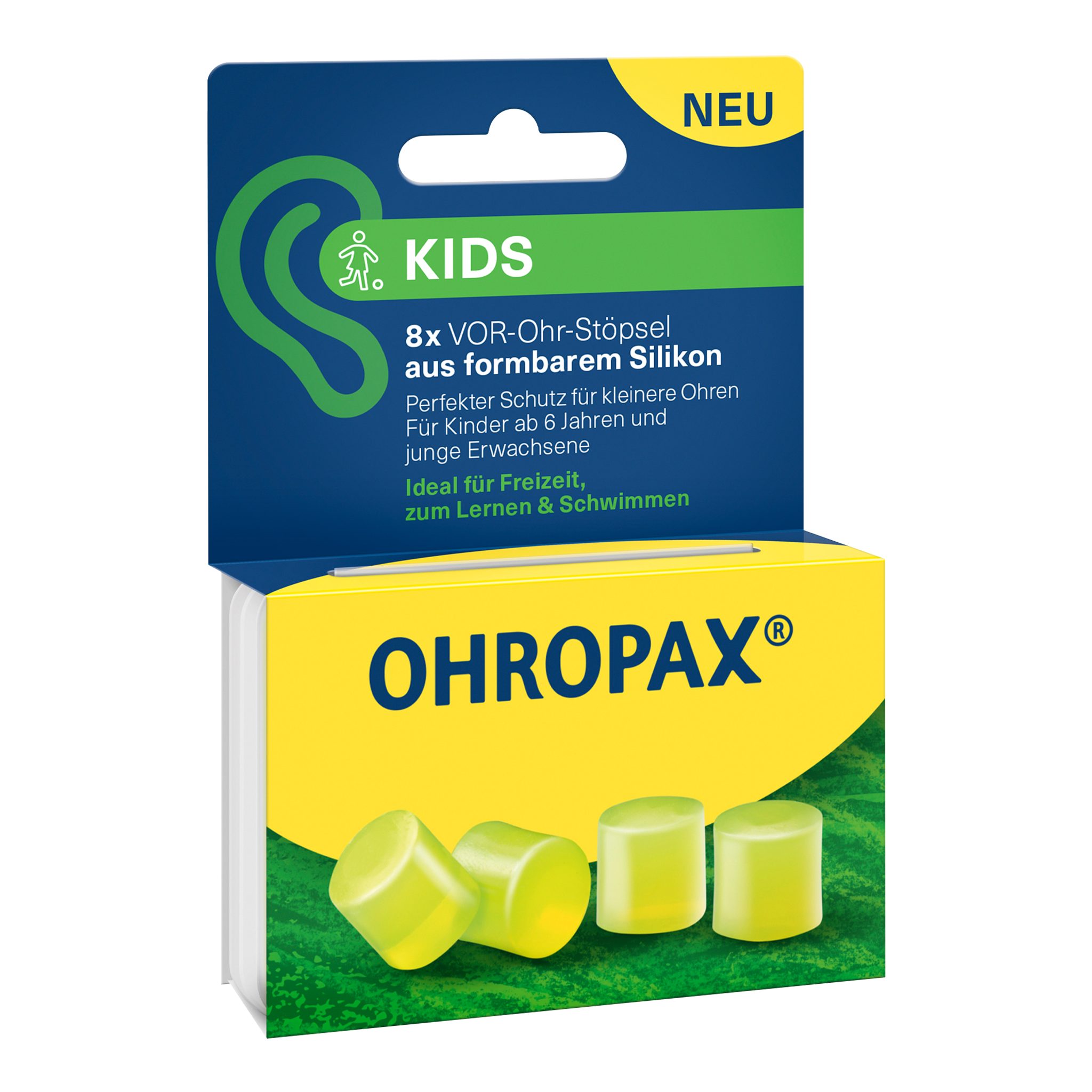 OHROPAX Gehörschutzstöpsel OHROPAX Kids Ohrstöpsel, 6 St.
