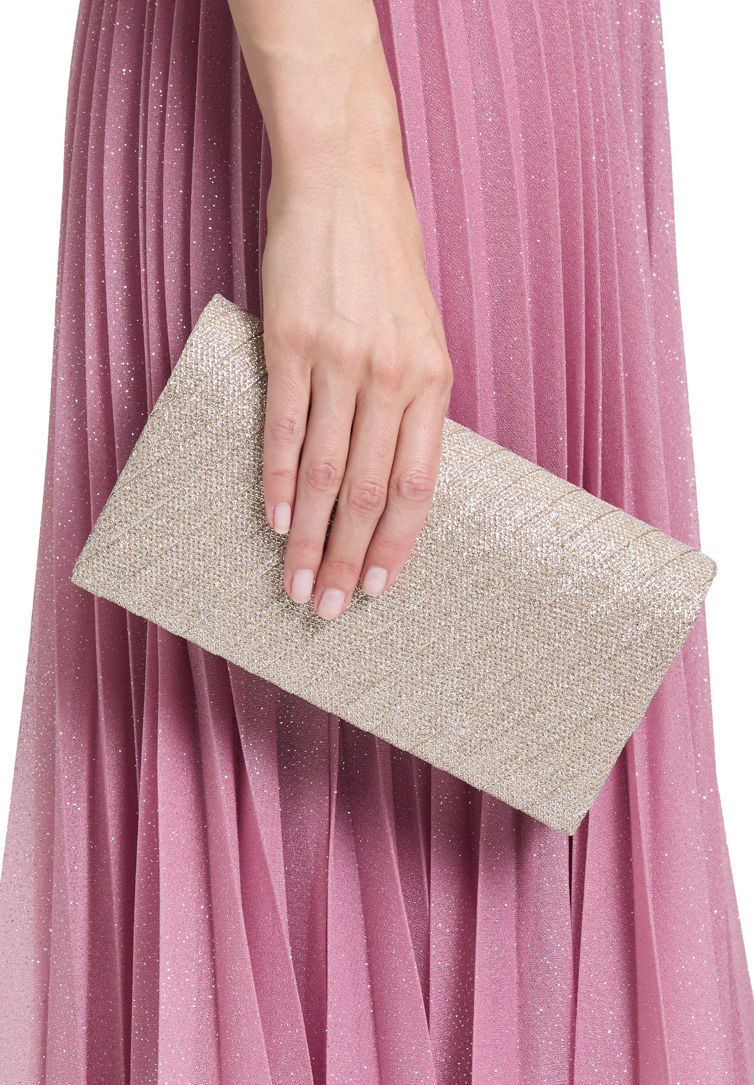 Abendtasche Vera Mont Clutch-Tasche im Glitzer-Look