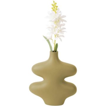 Present Time Dekovase Vase Organic Curves Latte Brown (Small)