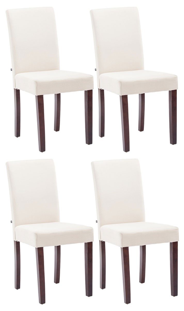 CLP Esszimmerstuhl Ina Stoff (4er Set), Holzgestell, gepolstert