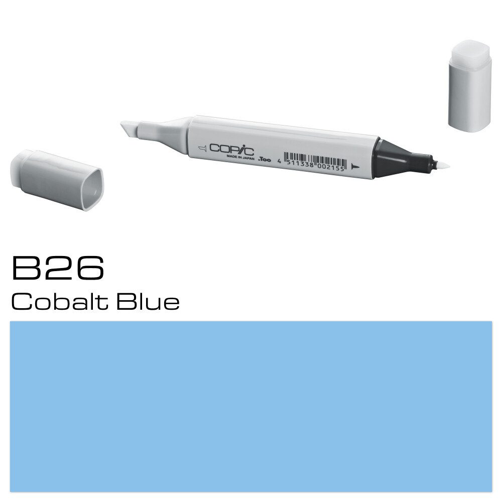 Thumbnail - COPIC Marker Marker B26, Cobalt Blue - Layoutmarker für Grafiker und Designer, (1-tlg)