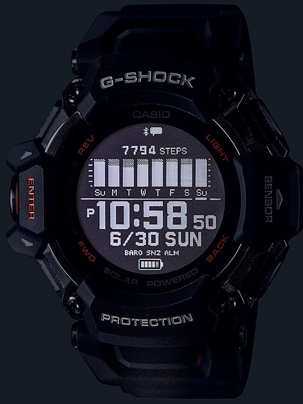 CASIO Quarzuhr Casio GBD-H2000-1AER Herrenuhr G-Shock G-Squad 53mm 20ATM Ca günstig online kaufen