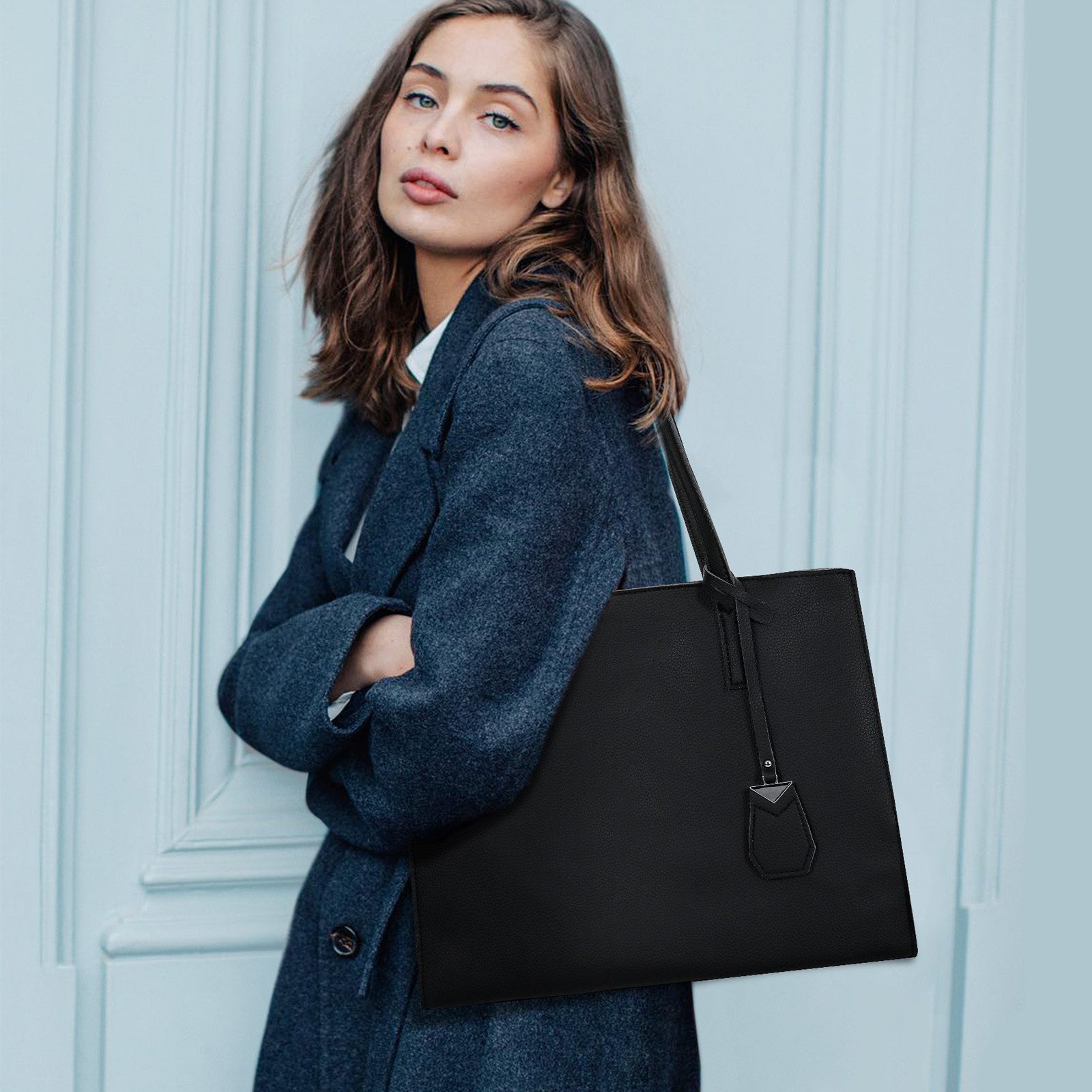 TAN.TOMI Shopper Damen Handtasche Klassisch Schultertasche Damen Tragetasch günstig online kaufen