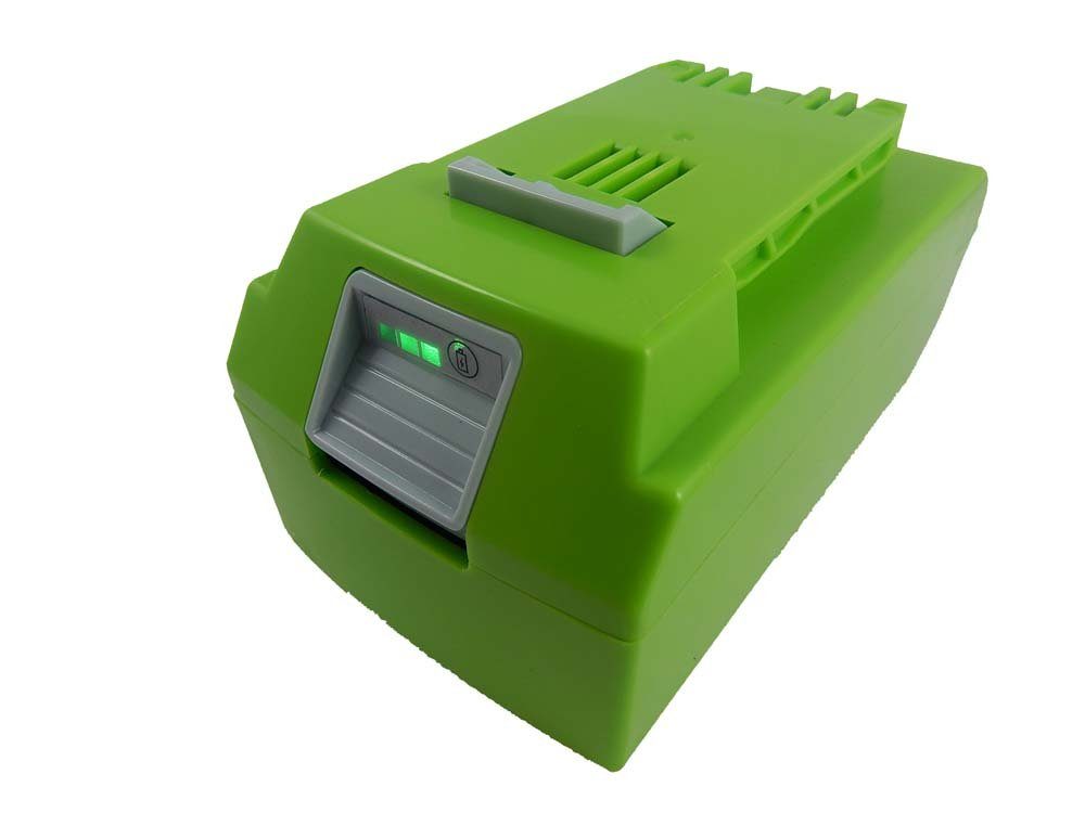 vhbw kompatibel mit Greenworks G24 Sweeper Akku Li-Ion 4000 mAh (24 V)