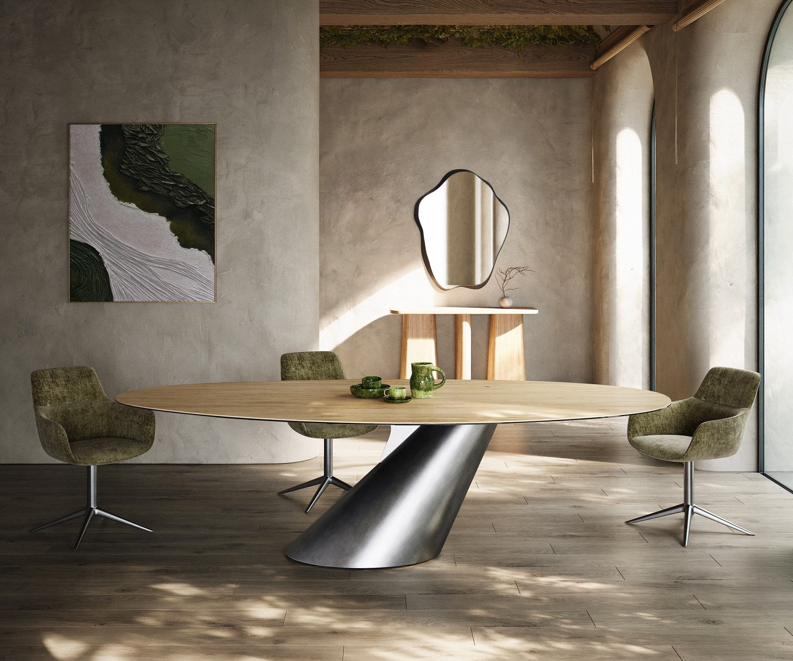 DELIFE Esstisch Edge, Oval Keramik Laminam® günstig online kaufen