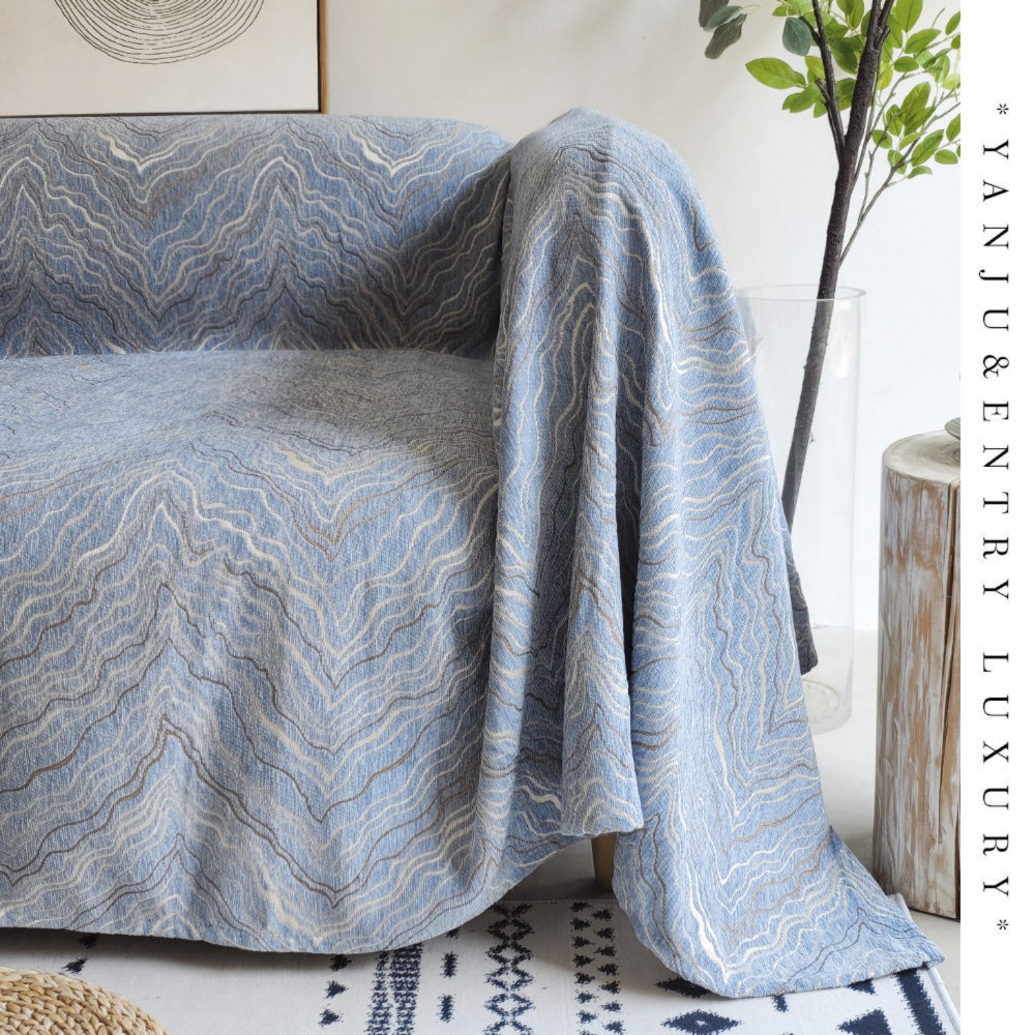 BYSURE Sofabezug, Sofaüberwurf Decke 1 2 günstig online kaufen