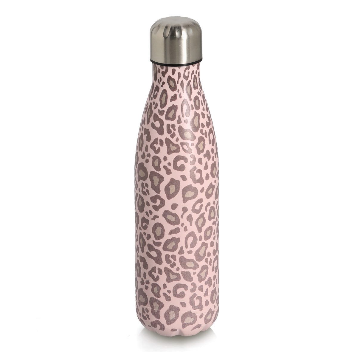Zeller Present Aufbewahrungskorb Trinkflasche "Leo, 500 ml, Edelstahl, rosé/beige