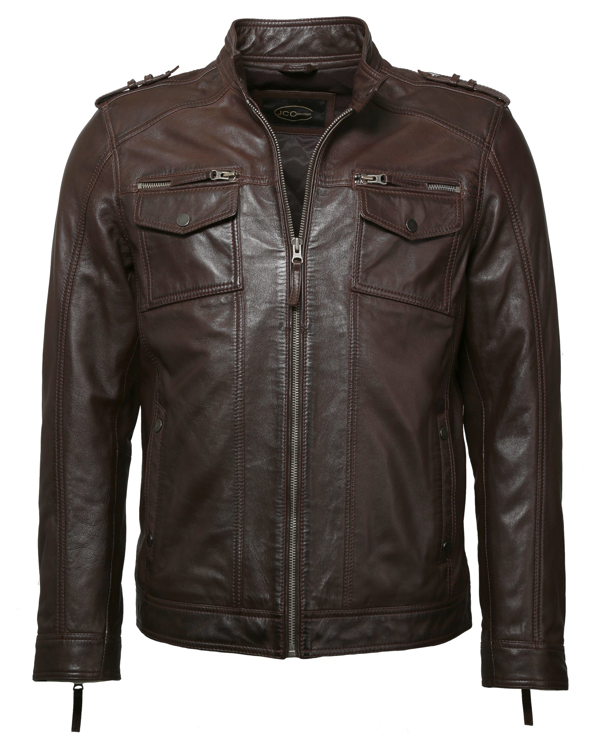 JCC Bikerjacke 1101019-2 brown