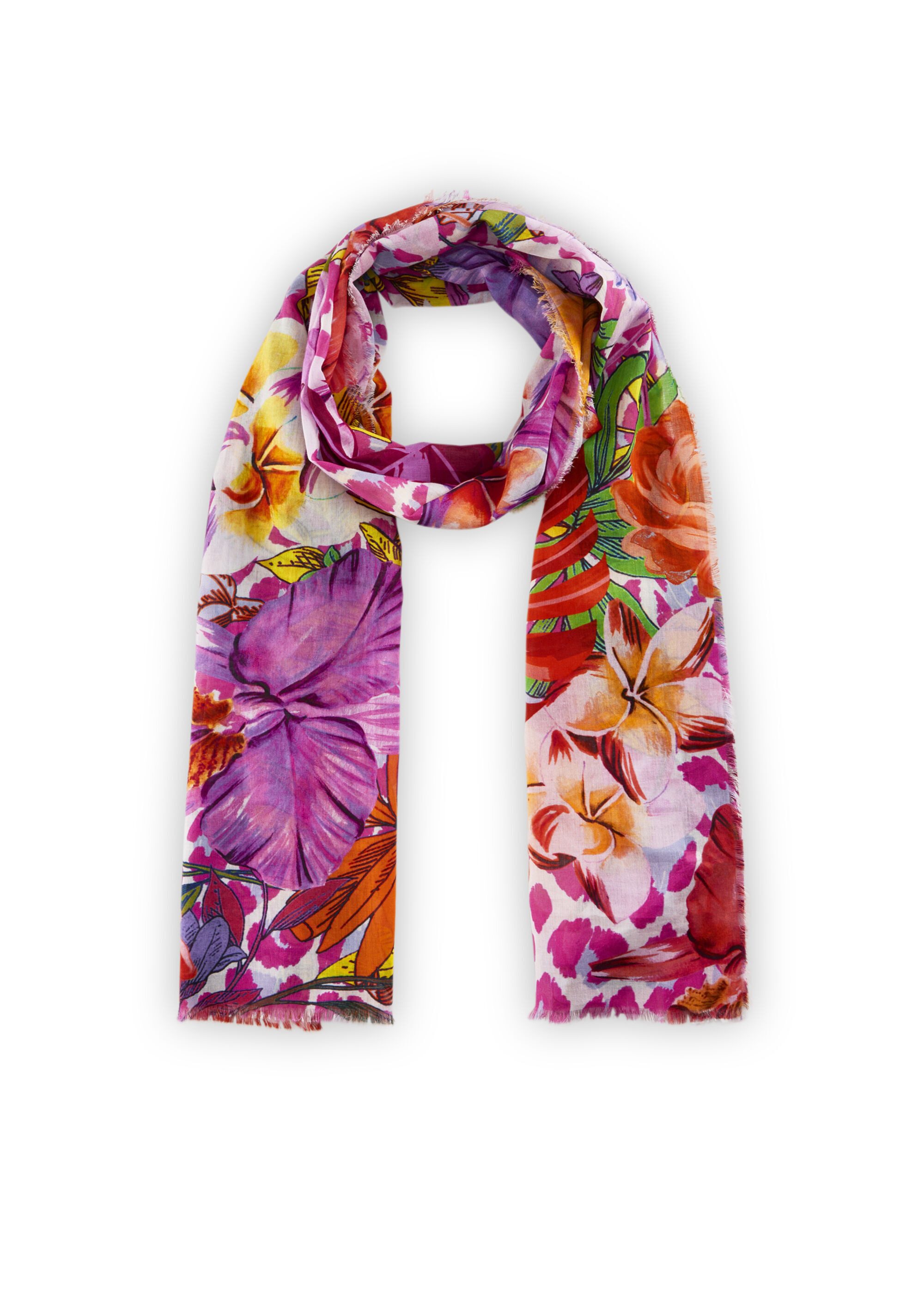Codello Modeschal, (1-St), mit Blumenmuster günstig online kaufen