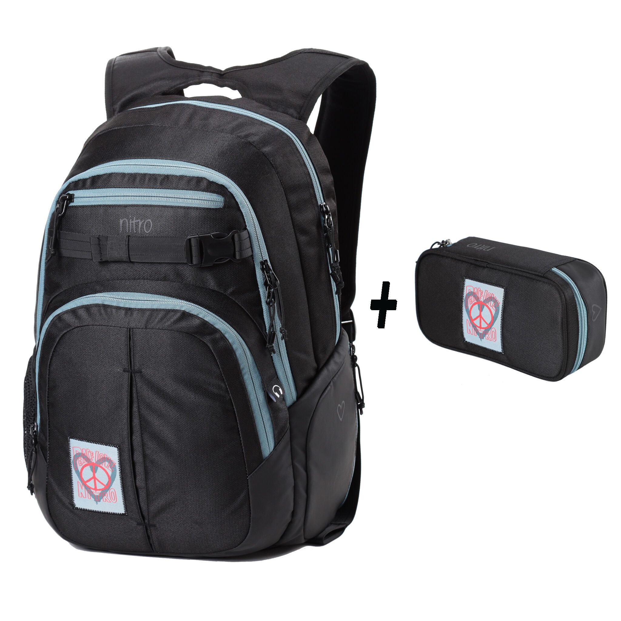 NITRO Rucksack Set Chase (Kein Set, 1-tlg), mit 35 Liter Volumen, für Schule, Arbeit, Uni, Freizeit