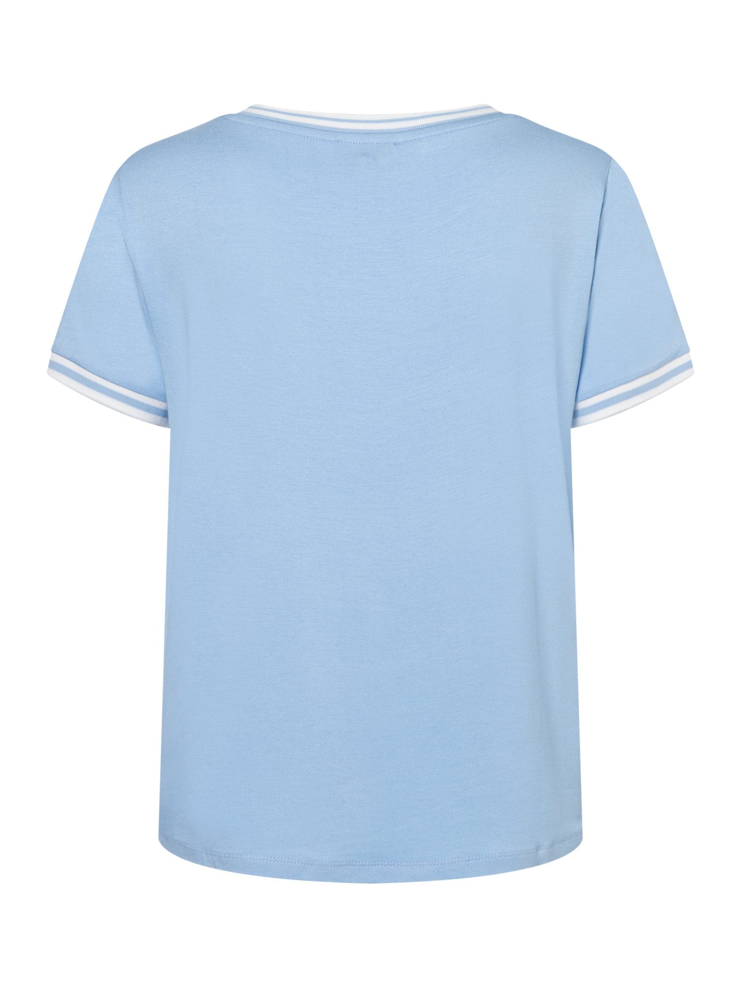 MORE&MORE T-Shirt Blusenshirt mit Kontrastabschlüssen