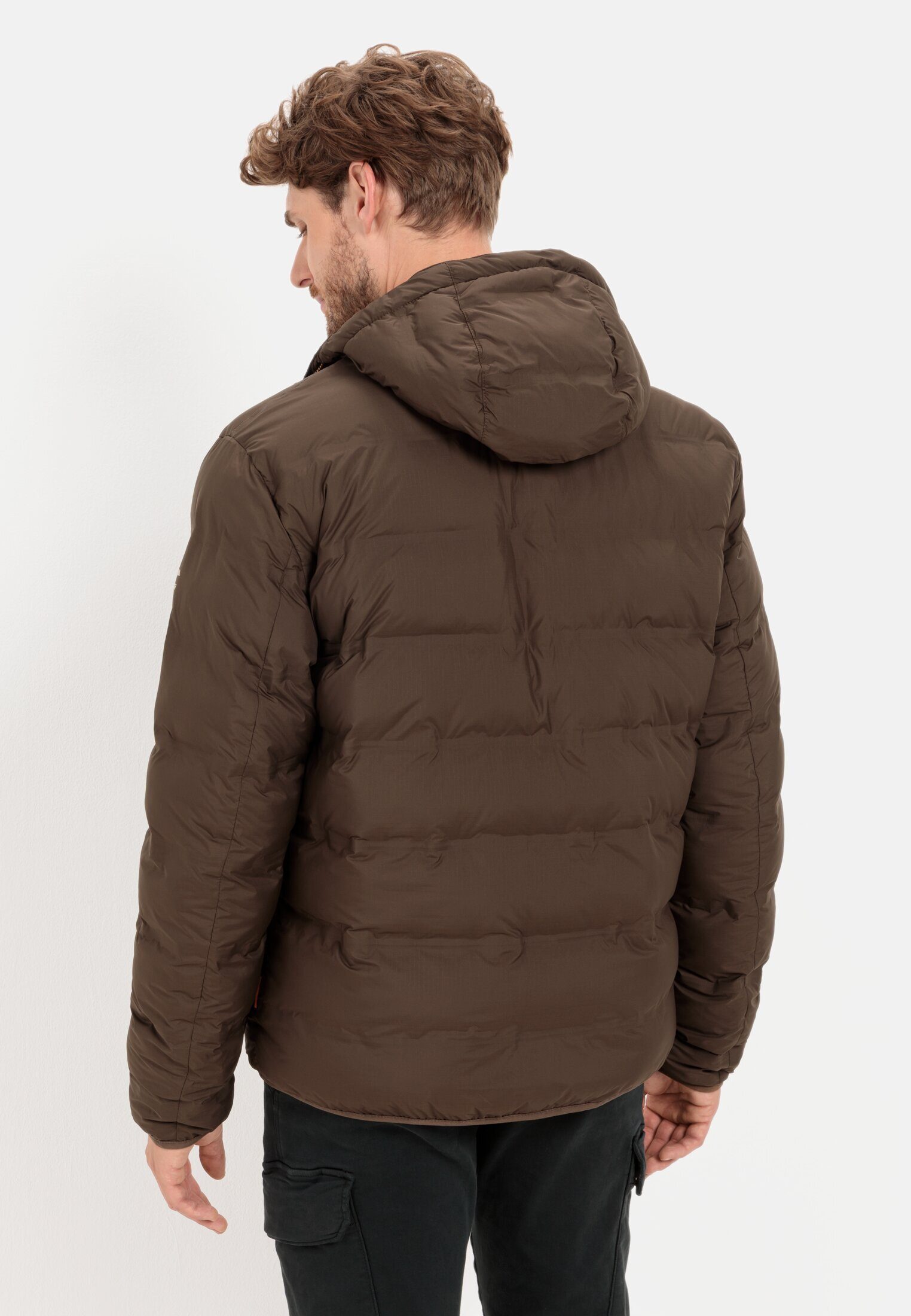 camel active Steppjacke Steppjacke Langarm Markenlabel