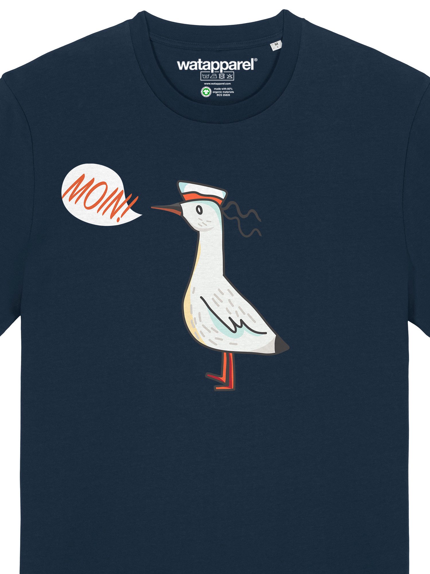 wat? Apparel T-Shirt Moin Seagull