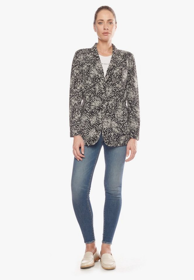 Le Temps Des Cerises Jackenblazer mit trendigem Allover-Muster, Modischer  Blazer für Damen von Le temps des cerises