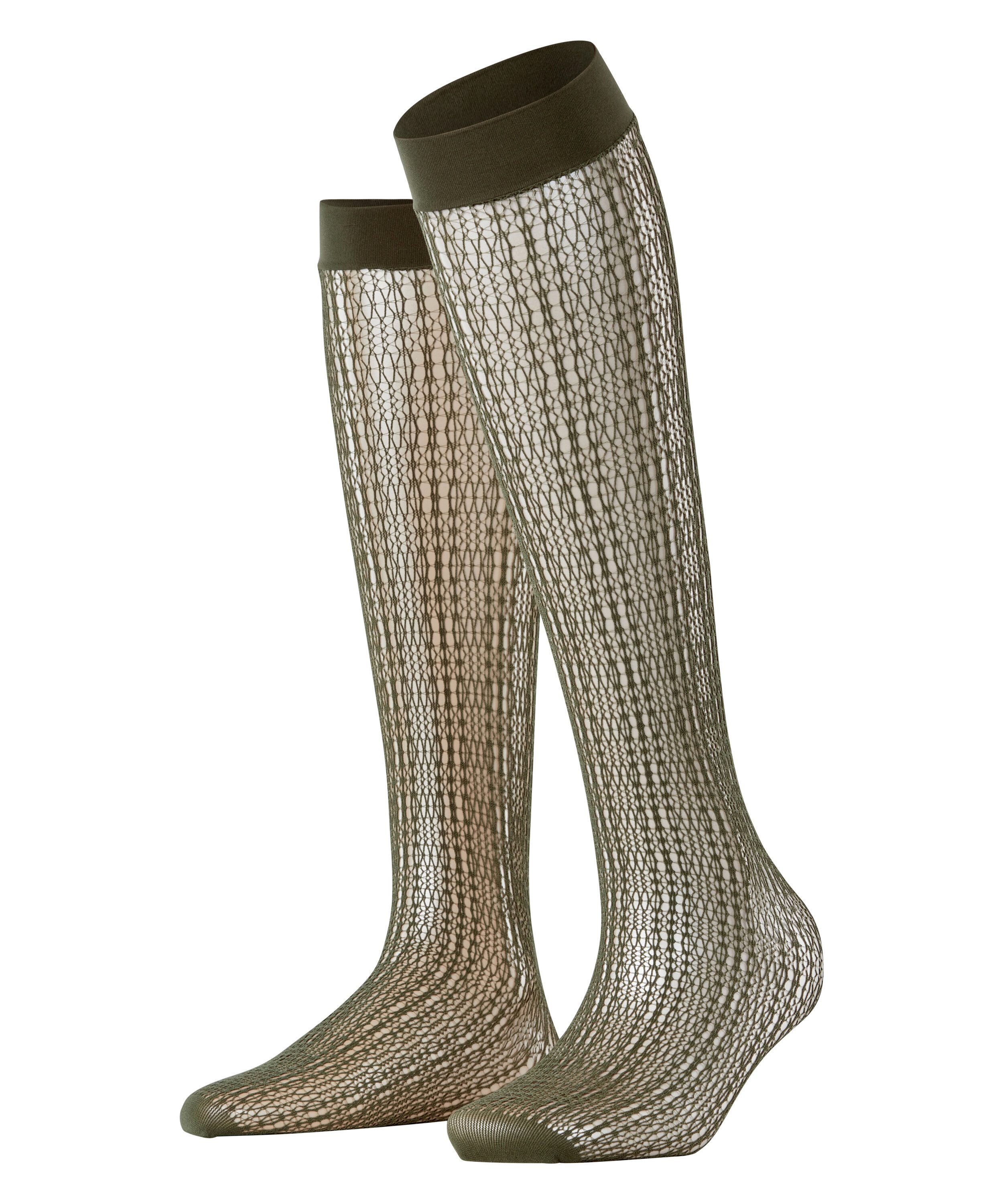 FALKE Feinkniestrümpfe Crossroads (1-Paar) mit grafischer Allover-Musterung