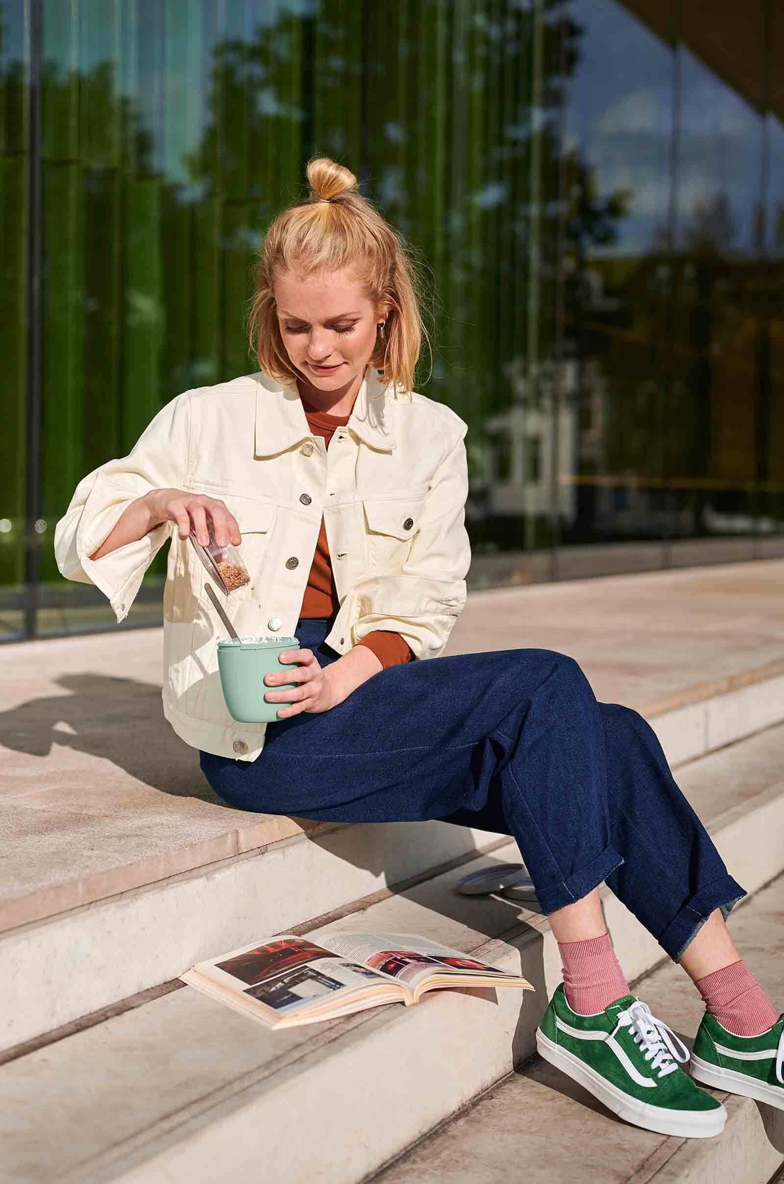 Mepal Lunchbox Ellipse Lunchpot mit Fruitpot 2er Set, Kunststoff, (2-tlg)