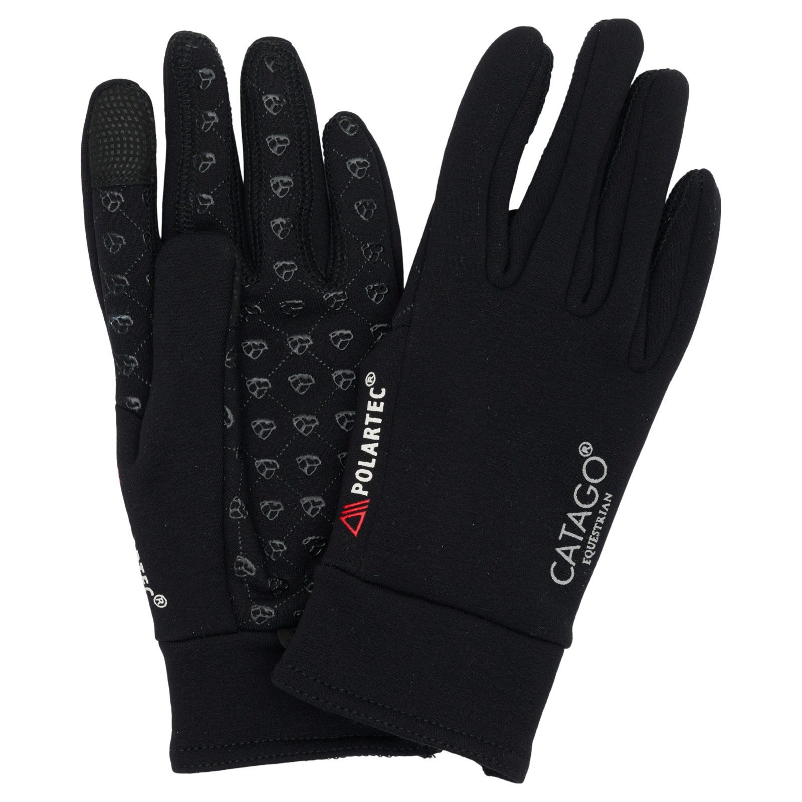 CATAGO Reithandschuhe Vaso Polartec Reithandschuhe, mit Touchscreen-fähigen Fingerspitzen