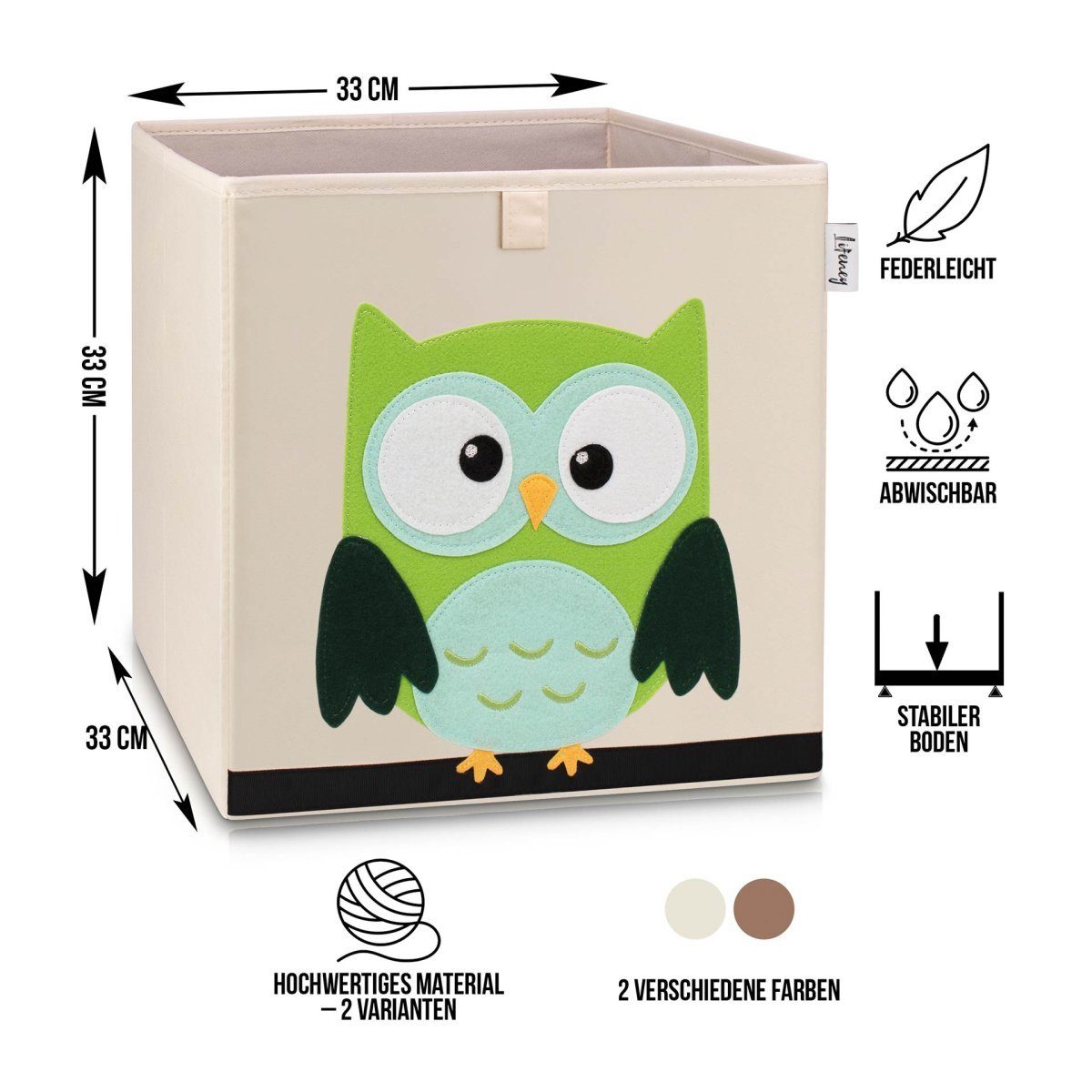 Lifeney Faltbox Aufbewahrungsbox Eule günstig online kaufen