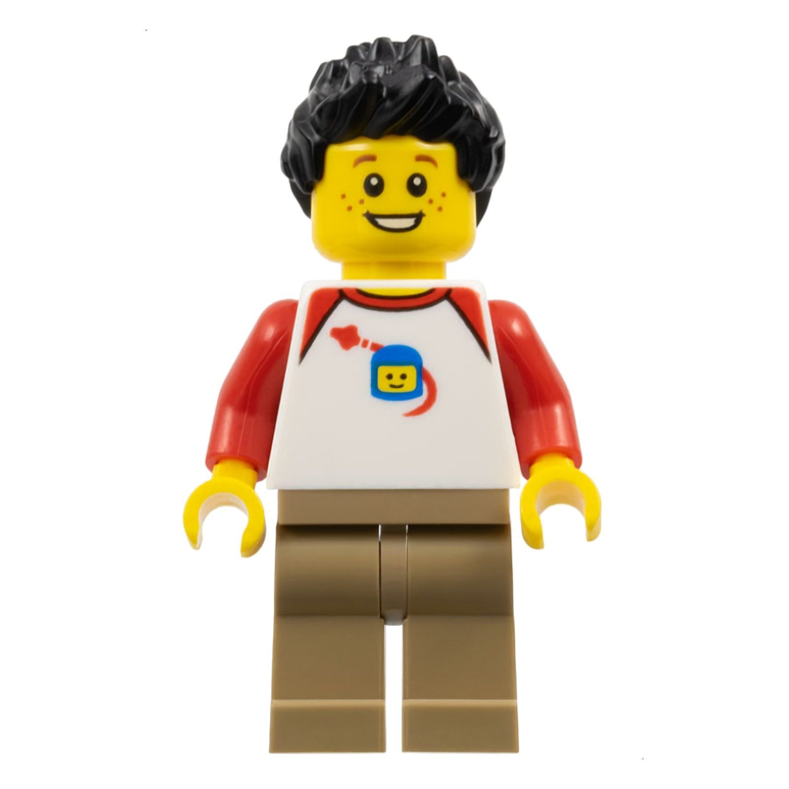 LEGO® LEGO Minifigur Son - Classic Space Shirt with Red Sleeves (bdp067) Spielbausteine