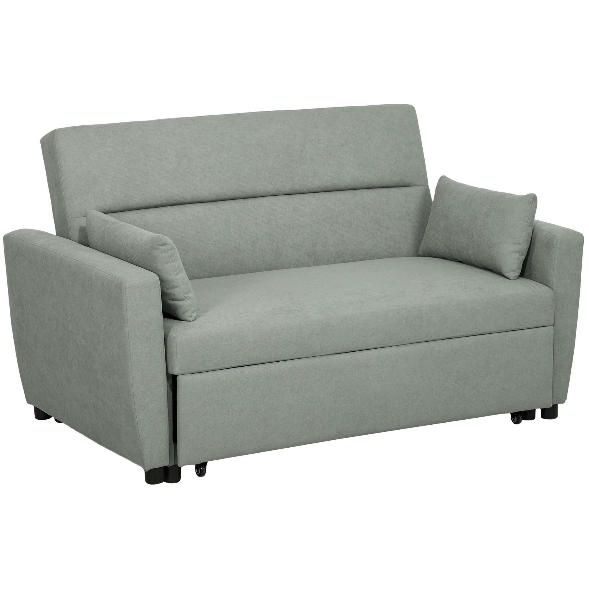 HOMCOM Schlafsofa 2-Sitzer Sofa mit Schlaffunktion, günstig online kaufen