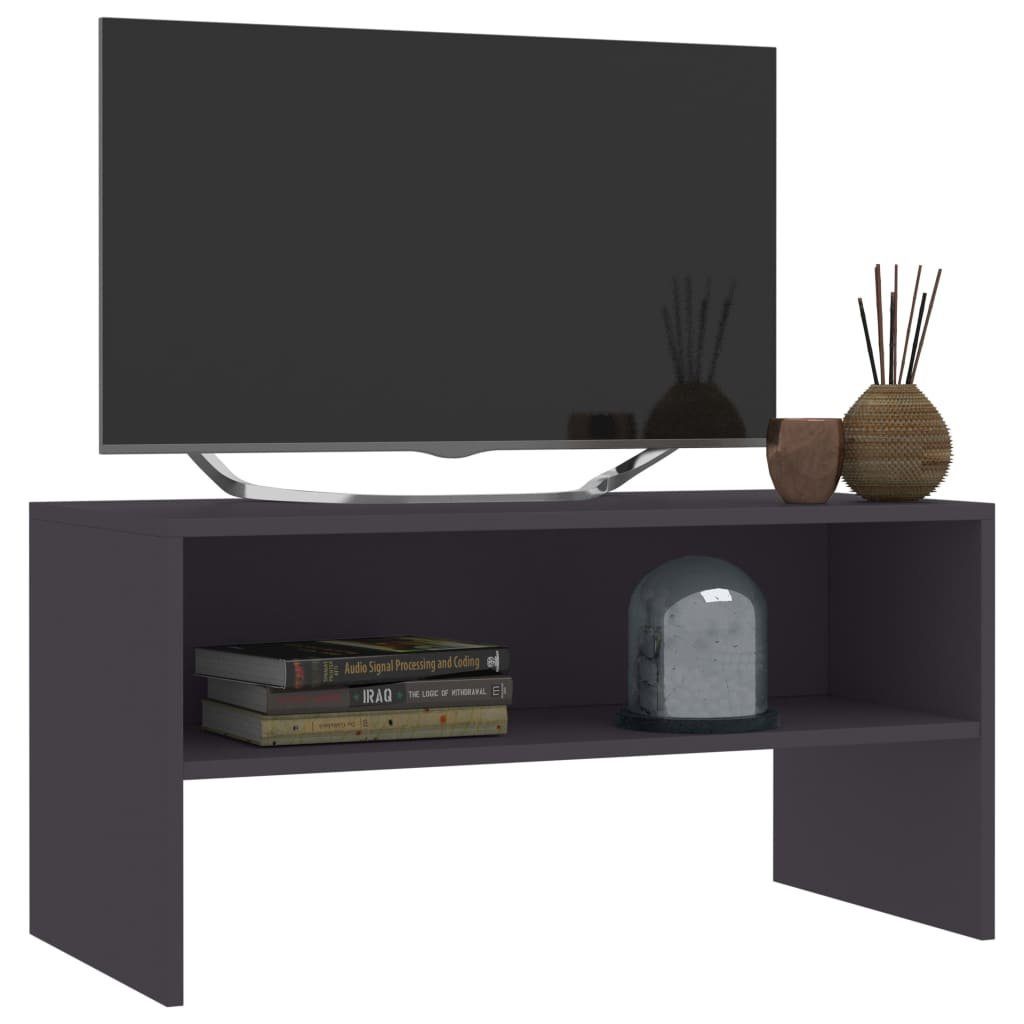 Grau cm TV-Schrank furnicato Holzwerkstoff 80x40x40
