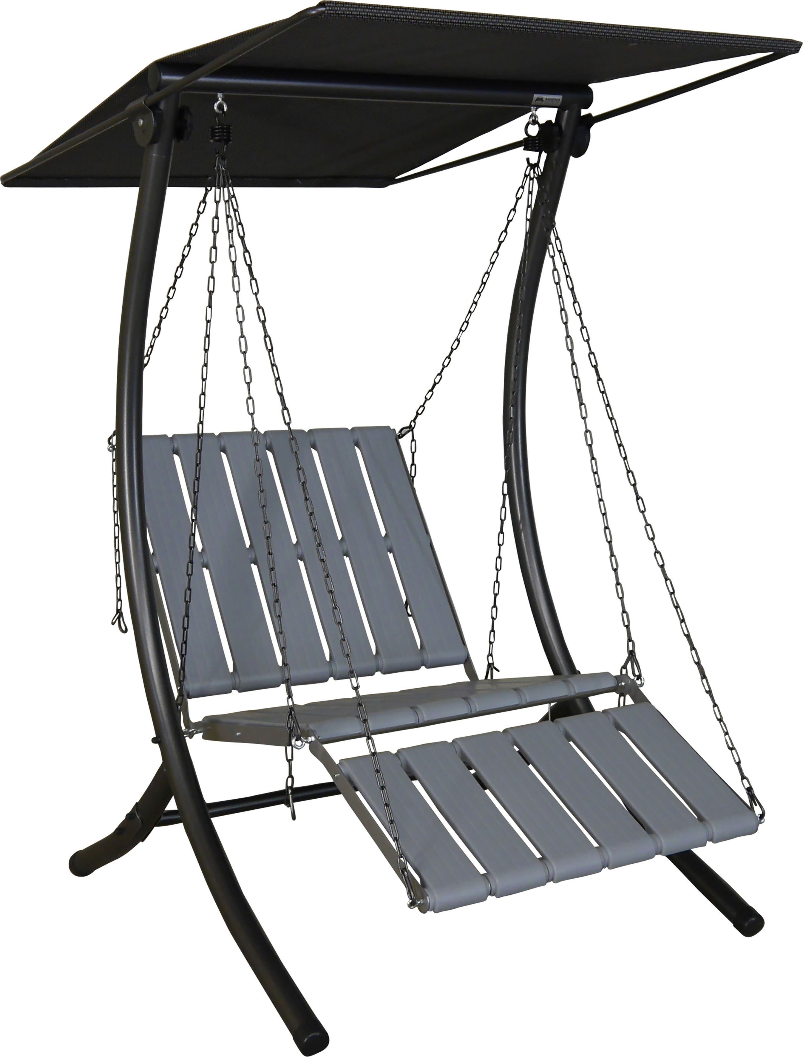 Angerer Freizeitmöbel Hollywoodschaukel Luxus Smart olive, 1-Sitzer, Bettfunktion, BxTxH: 100x145x160 cm
