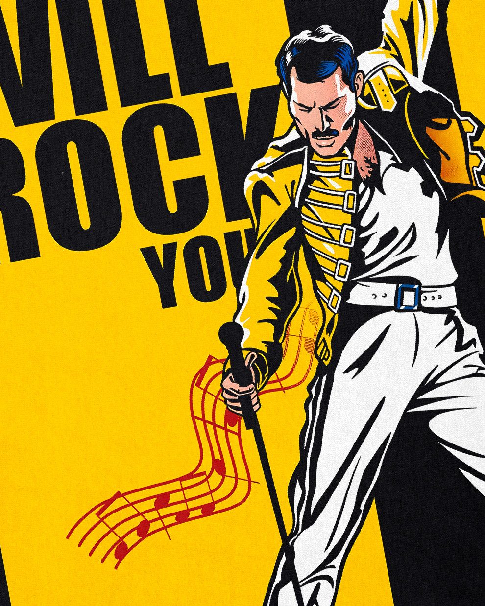 style3 T-Shirt Rock You Freddie freddy mercury queen rock metal freddie