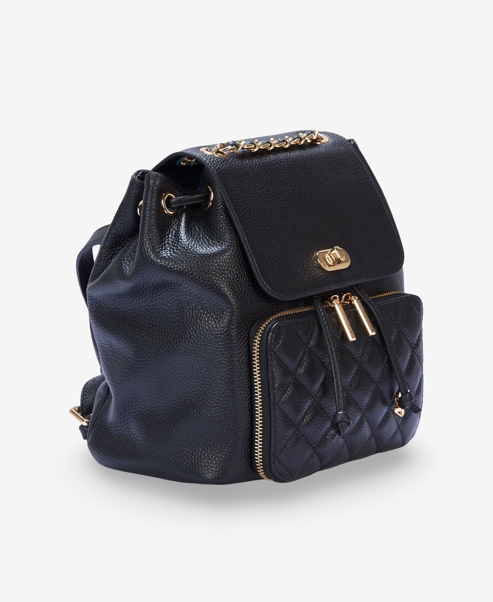 GLAMIRA Gürteltasche UrbanFlow Schwarzer Rucksack (1-tlg), echt Leder, mit geräumigem Hauptfach