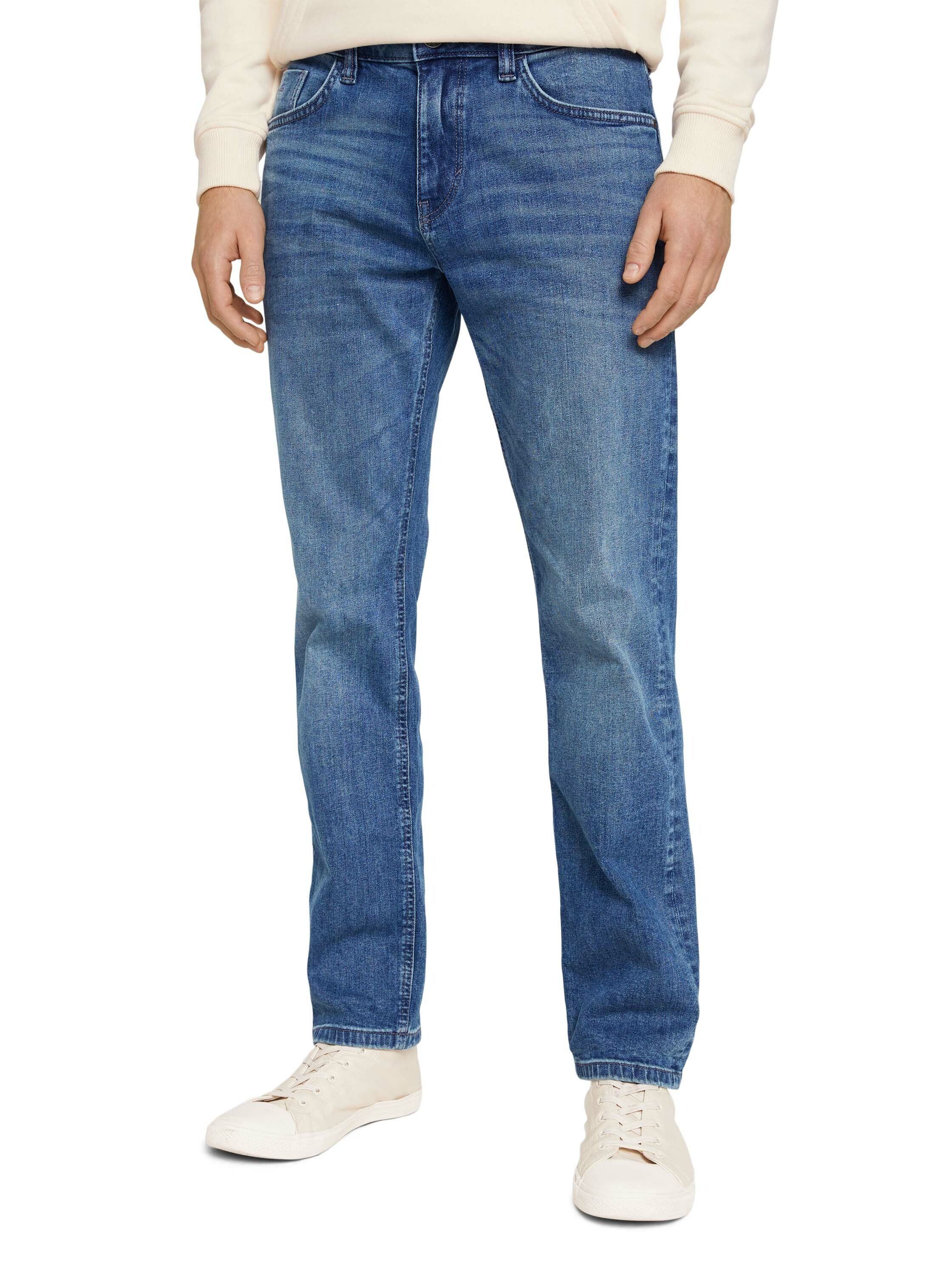 TOM TAILOR Herren Marvin Straight Jeans – Klassische Five-Pocket-Jeans Mit Stretch