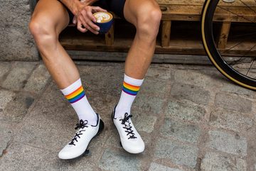 PIPPO Amsterdam Sportsocken Rennradsocken und Laufsocken Pride & Equalite (1 Paar)