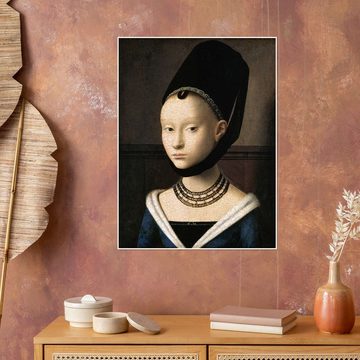 Posterlounge Poster Petrus Christus, Porträt einer jungen Frau, Malerei