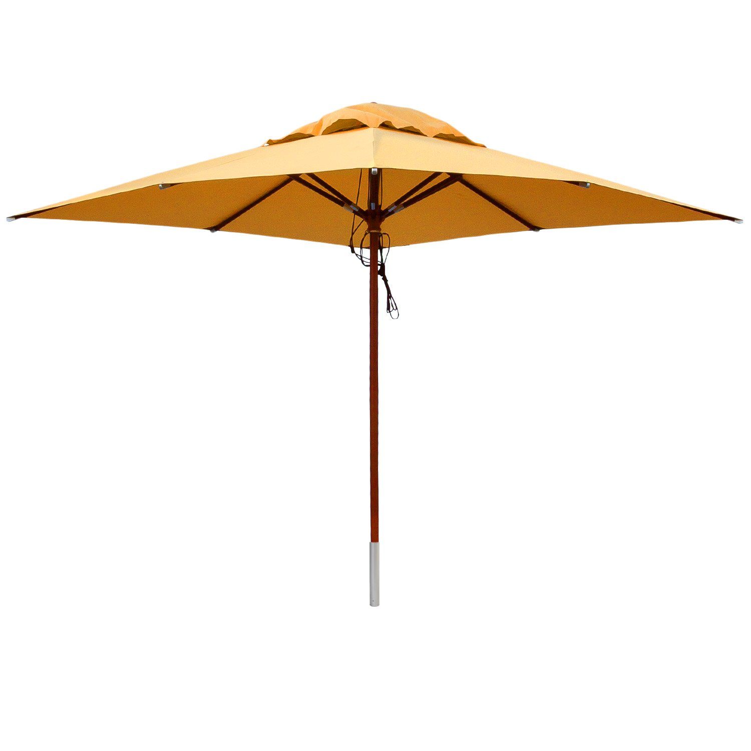 anndora-sonnenschirm Sonnenschirm 3x3 Meter Marktschirm quadratisch, LxB: 300,00x300,00 cm, wasserabweisende Beschichtung