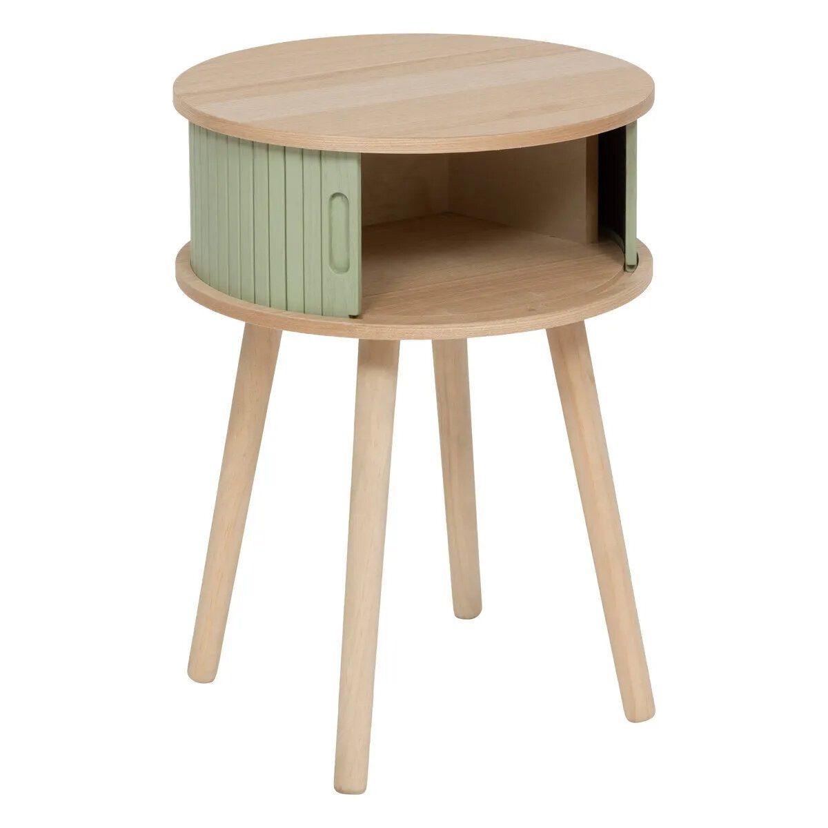 Atmosphera Créateur d'intérieur Nachttisch Nachttisch NYSOS mit 2 Türen, Ø 40 cm (funktional)
